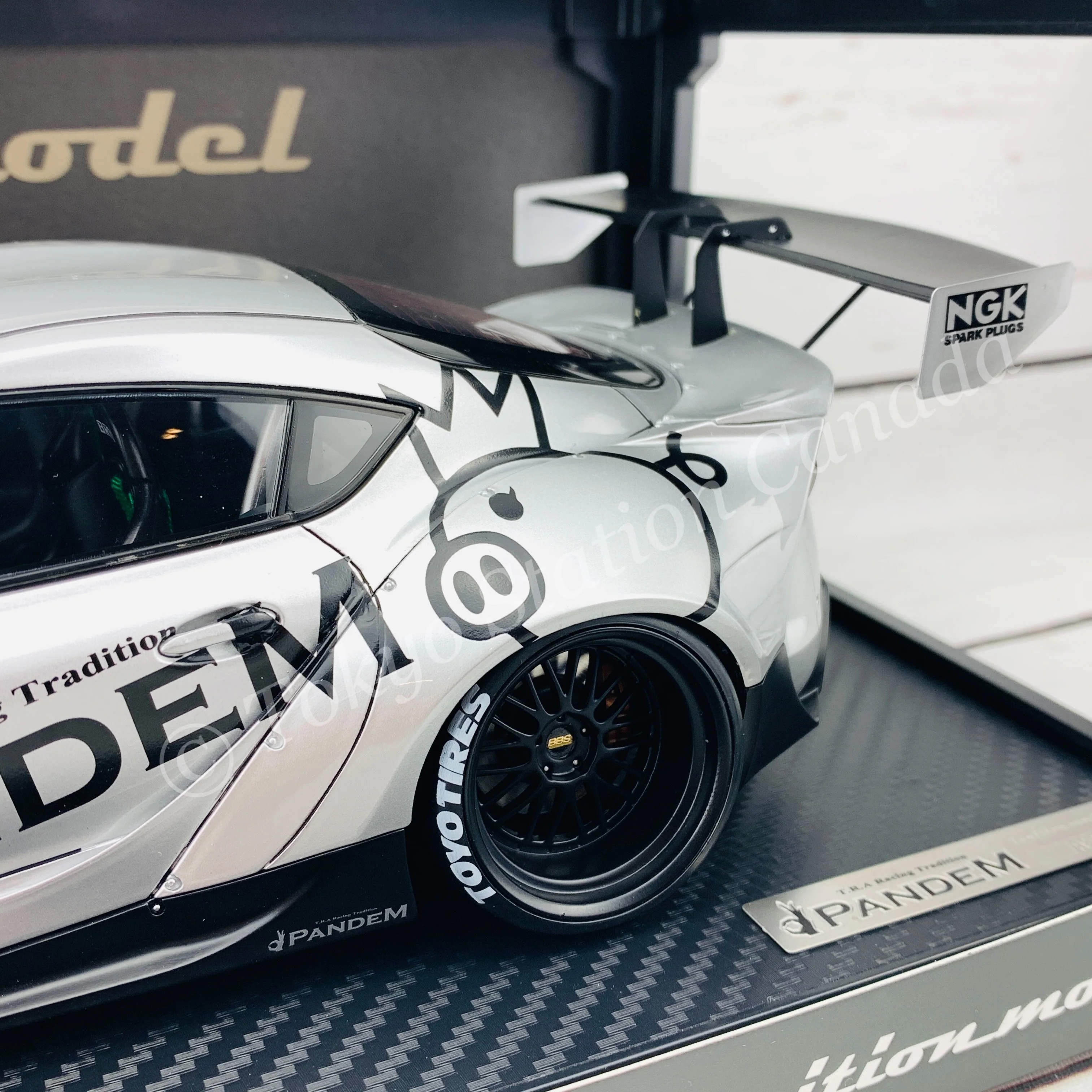 Ignition Model 1/18 PANDEM Supra (A90) Silver IG2038 - Image 6