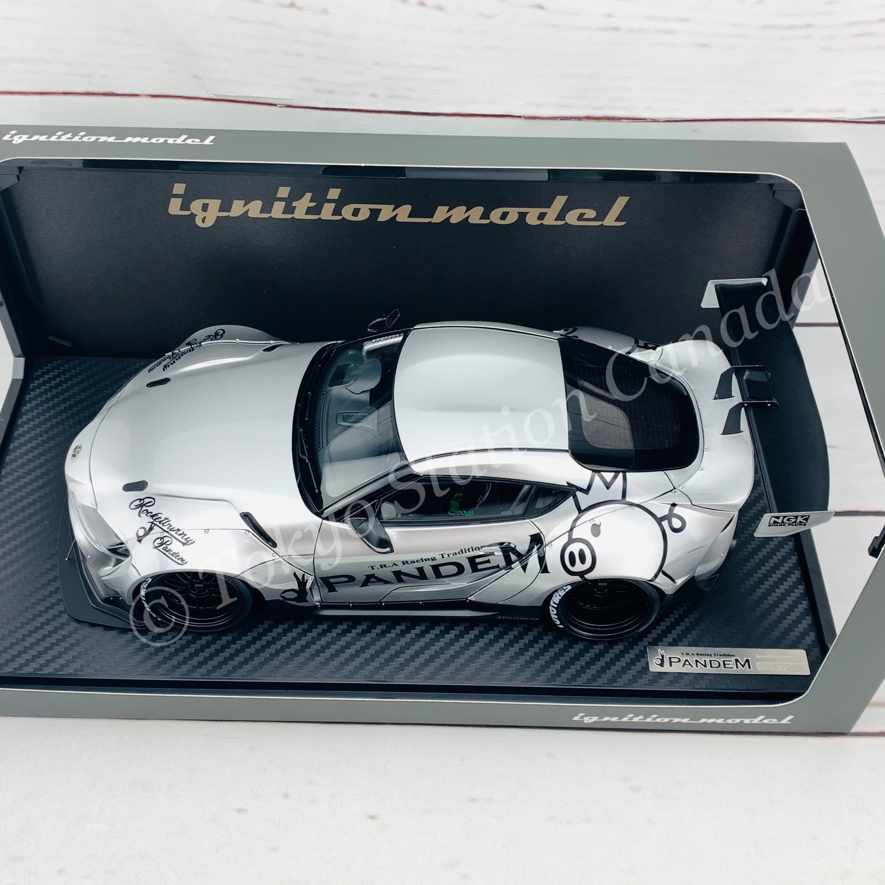 Ignition Model 1/18 PANDEM Supra (A90) Silver IG2038 - Image 7