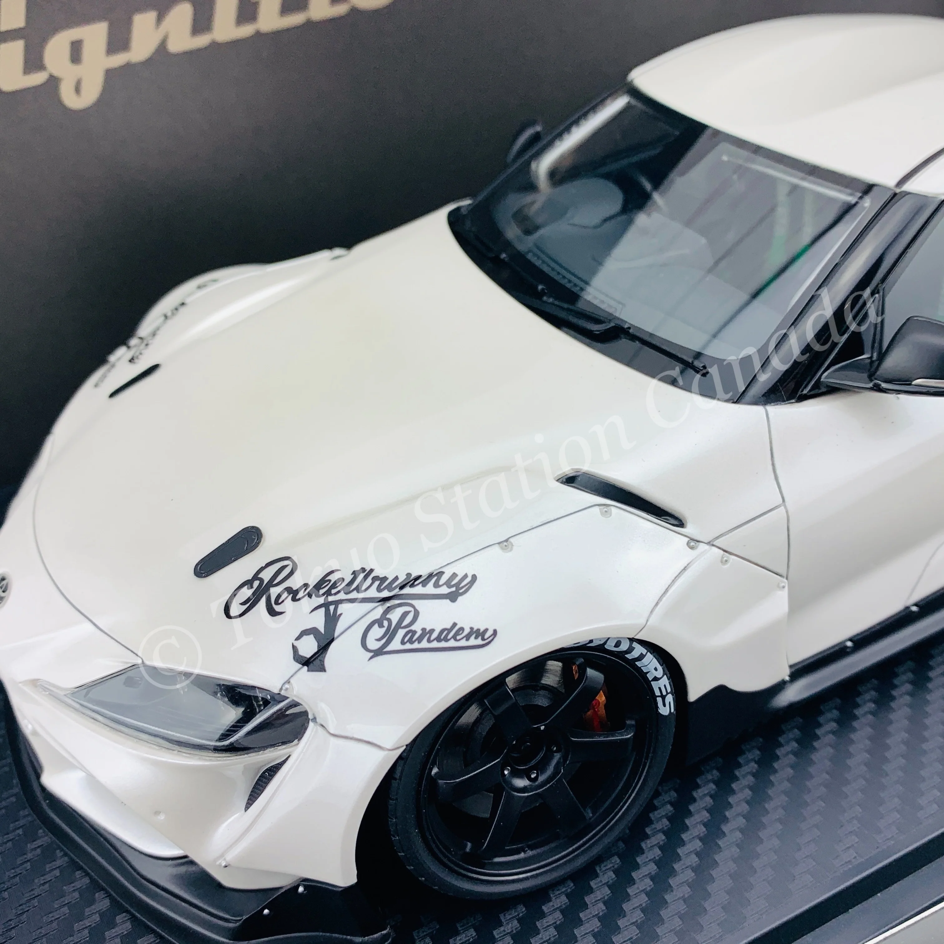 Ignition Model 1/18 PANDEM Supra (A90) Pearl White IG2036 - Image 2