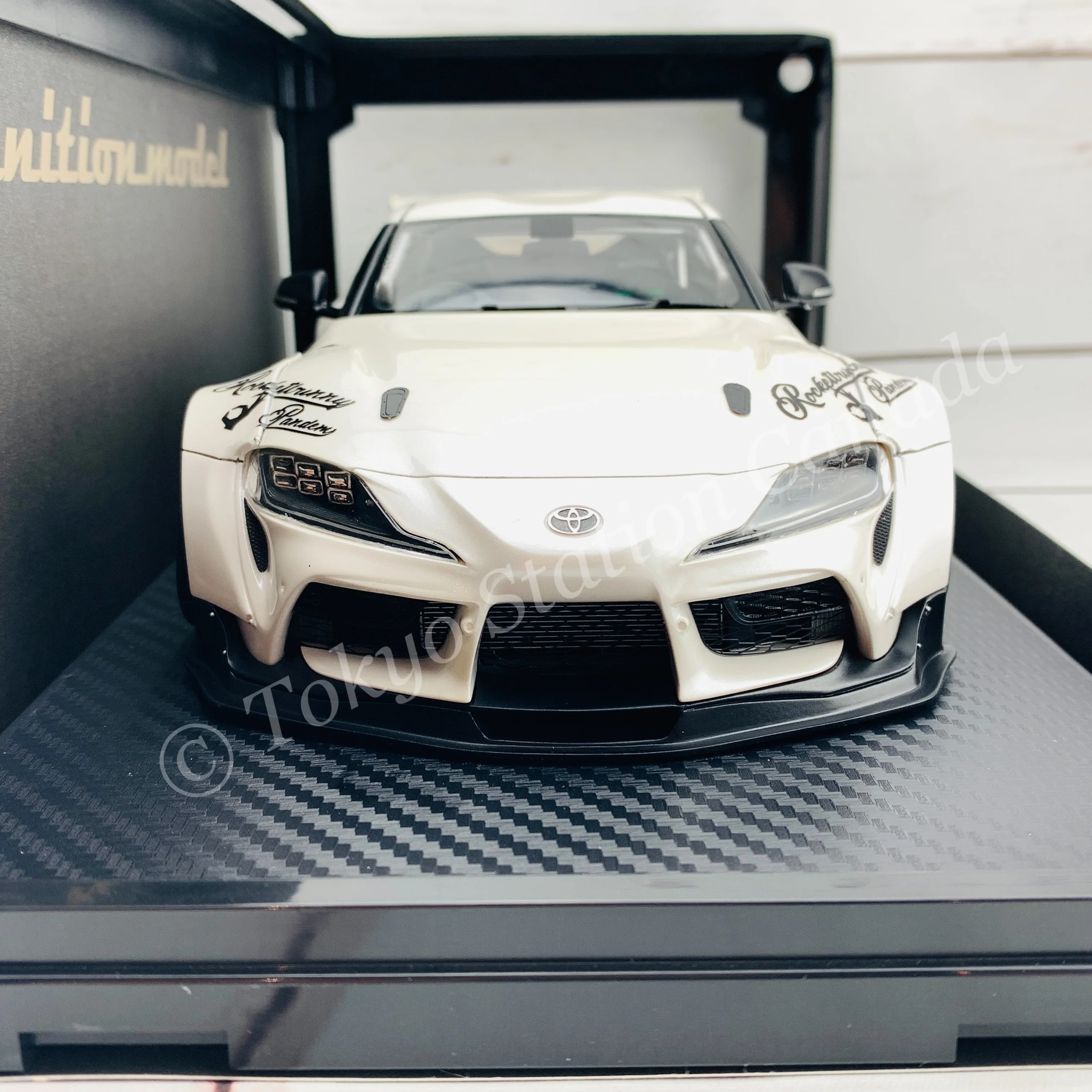 Ignition Model 1/18 PANDEM Supra (A90) Pearl White IG2036 - Image 3
