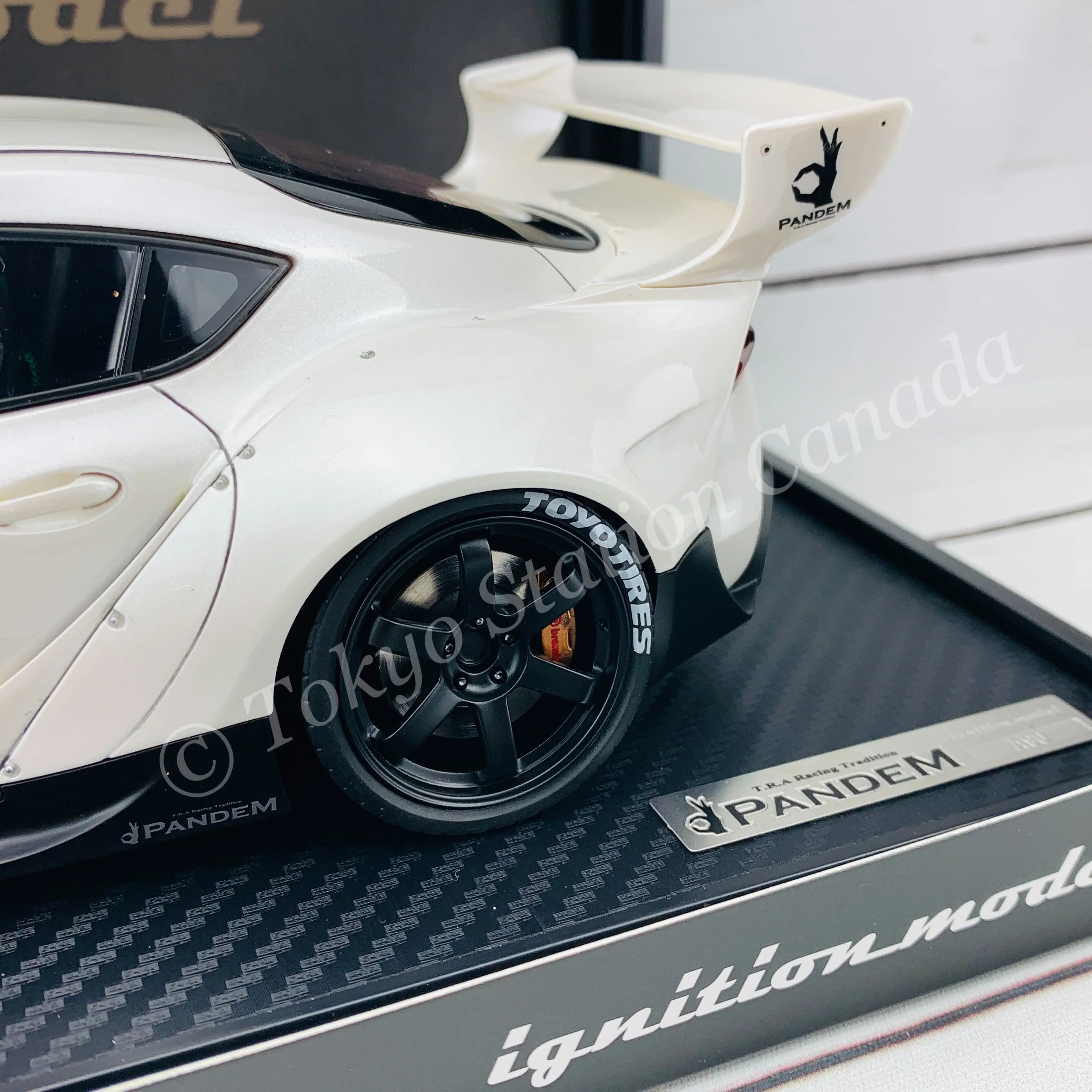 Ignition Model 1/18 PANDEM Supra (A90) Pearl White IG2036 - Image 5