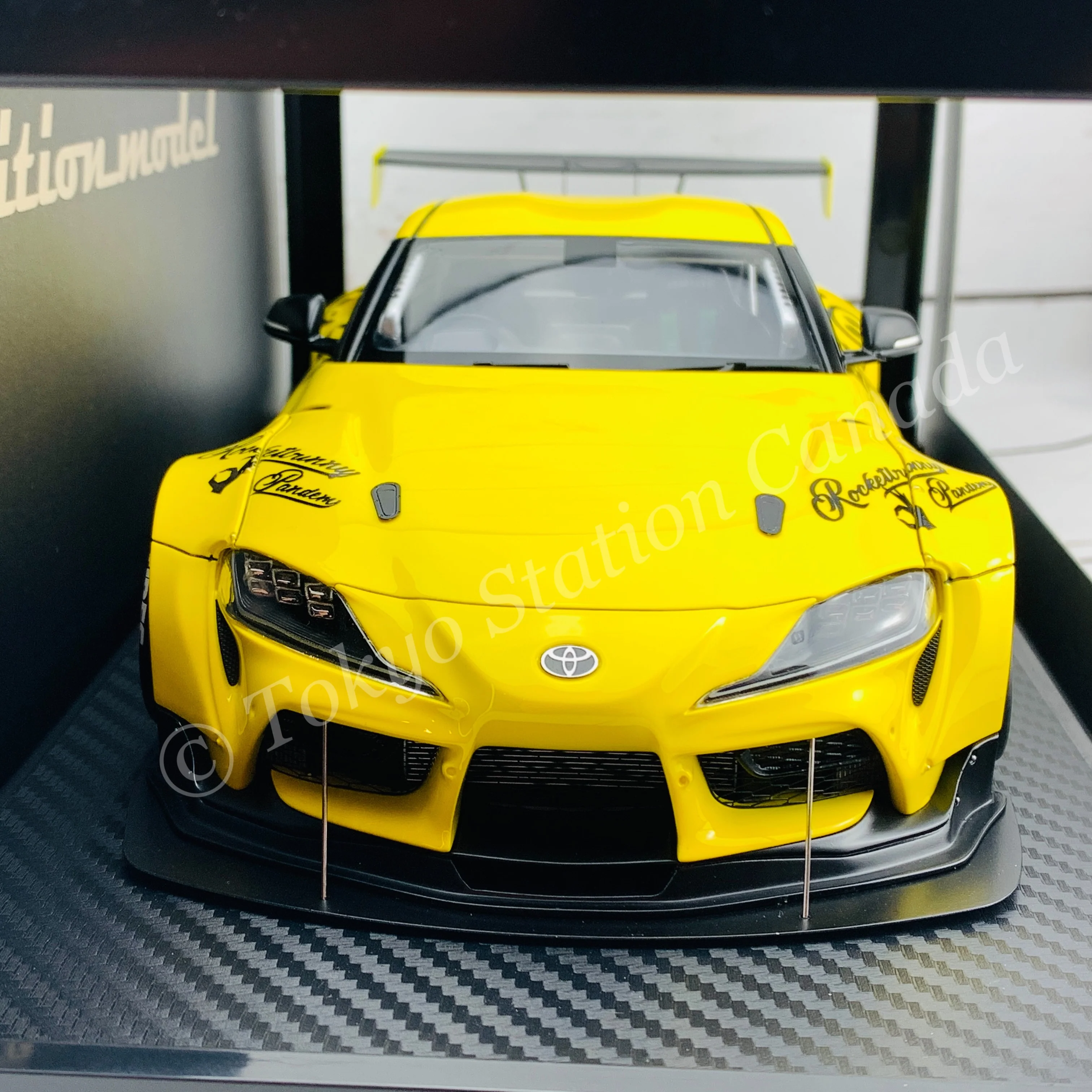 Ignition Model 1/18 PANDEM Supra (A90) Yellow IG2039 - Image 3