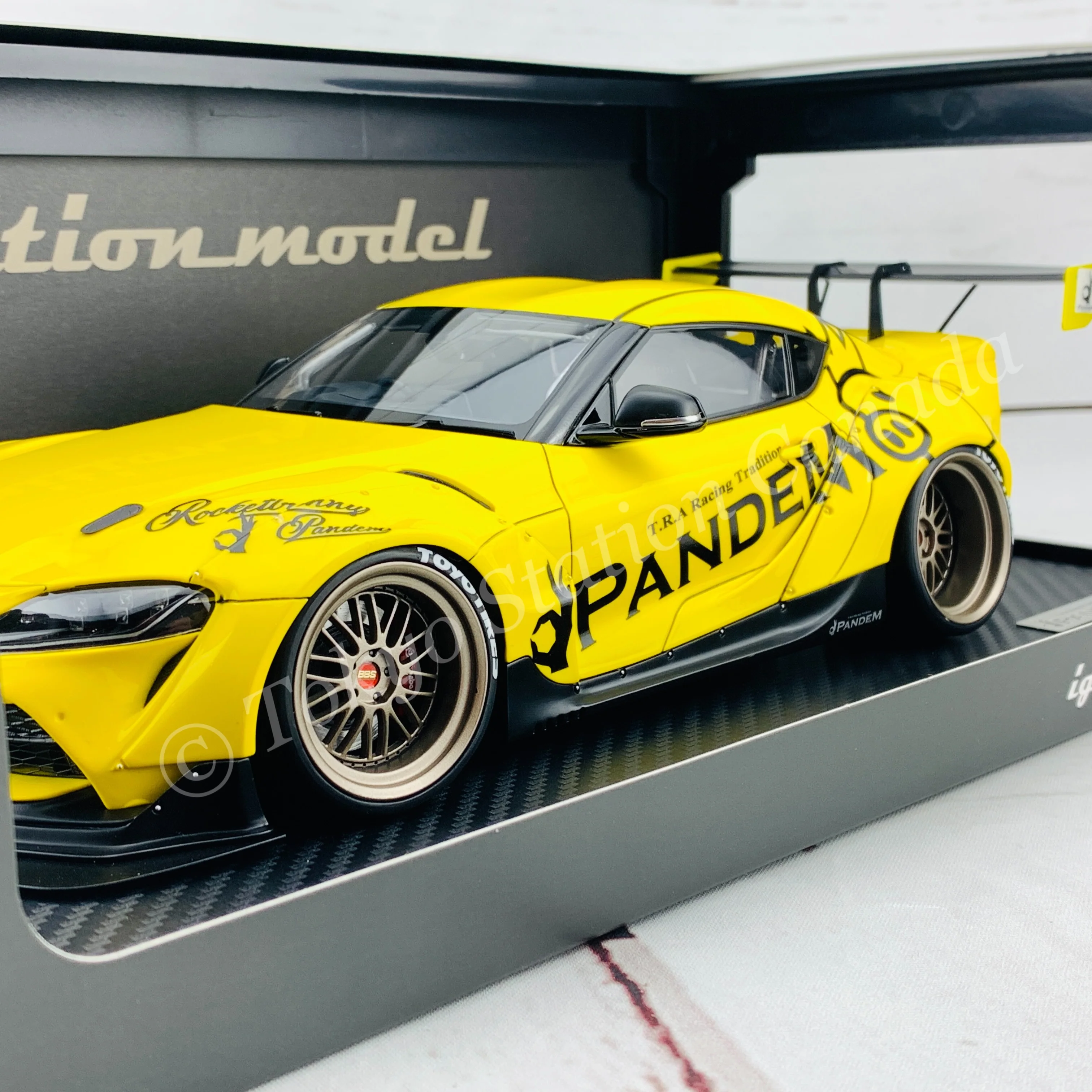 Ignition Model 1/18 PANDEM Supra (A90) Yellow IG2039 - Image 4