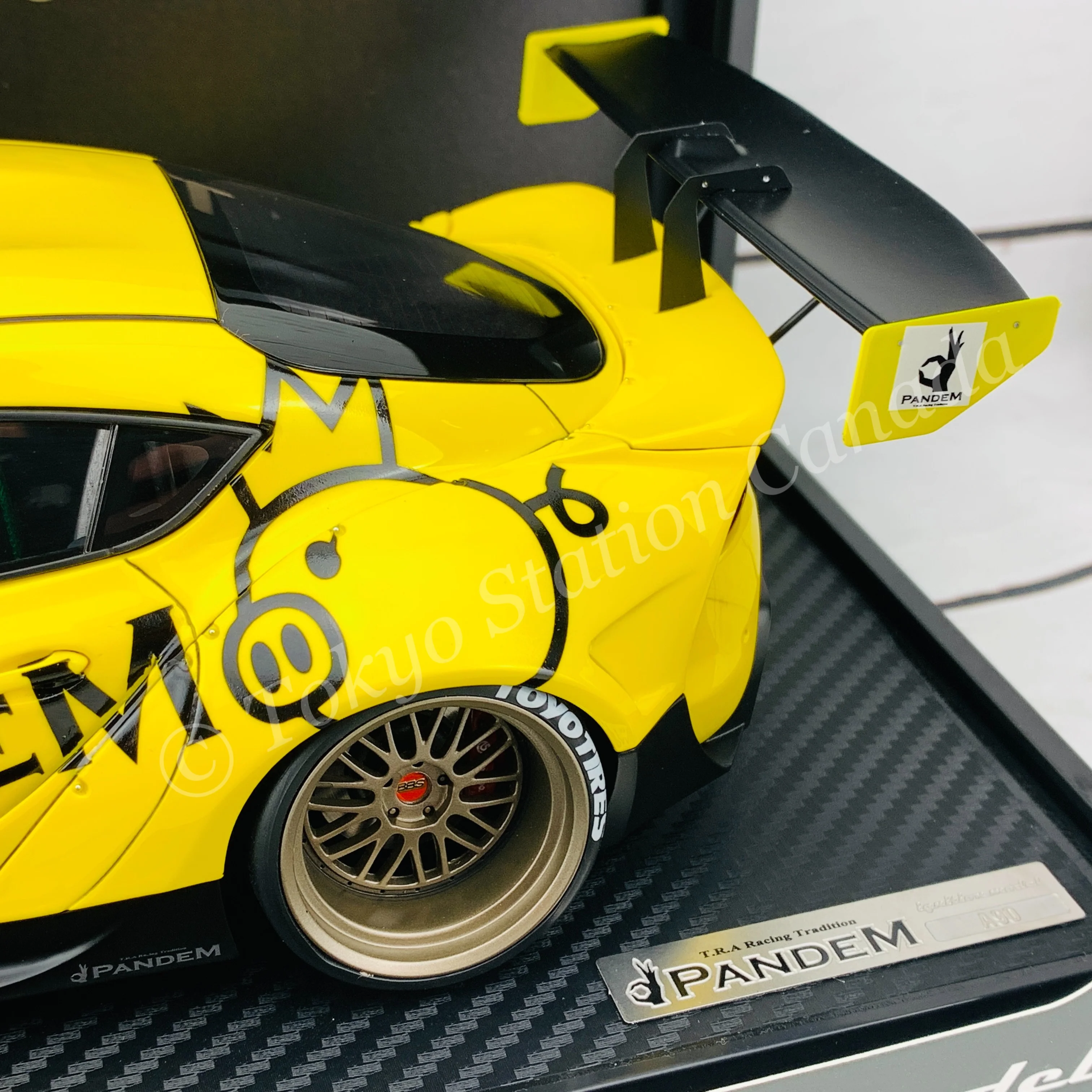 Ignition Model 1/18 PANDEM Supra (A90) Yellow IG2039 - Image 5