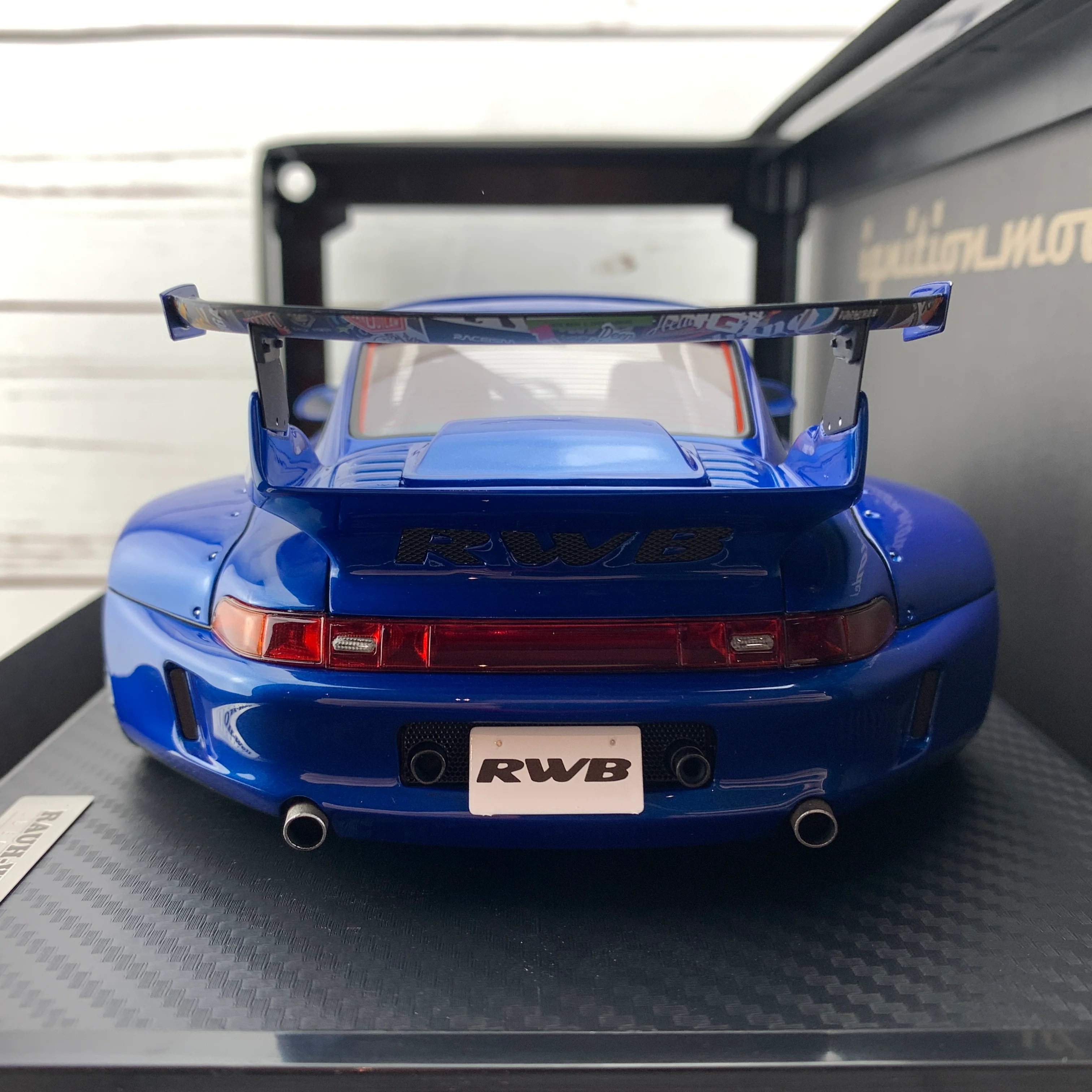 Ignition Model 1/18 RWB 993 Blue Metallic IG1955 - Image 5