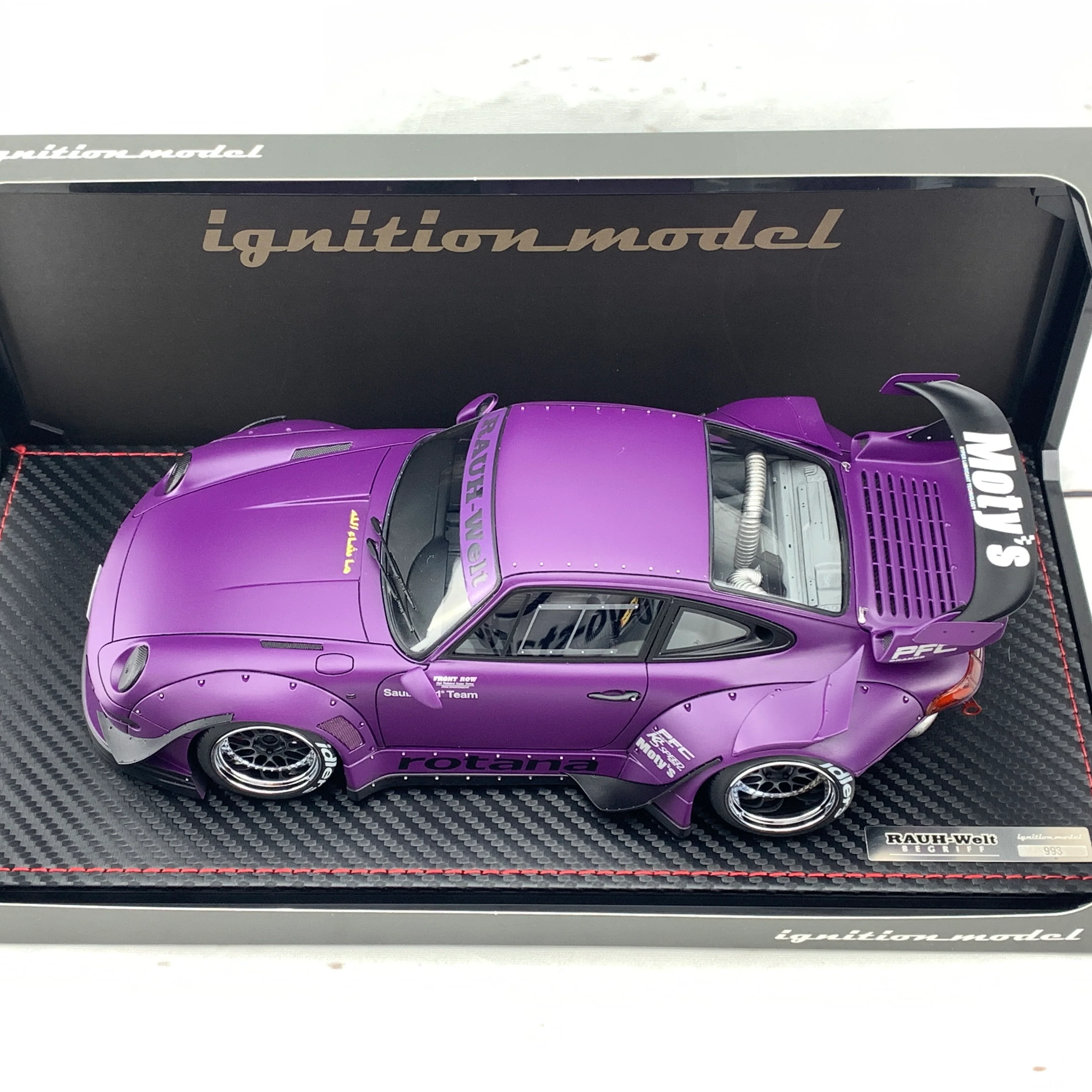 Ignition Model 1/18 RWB 993 Matt Purple IG1958 - Image 5