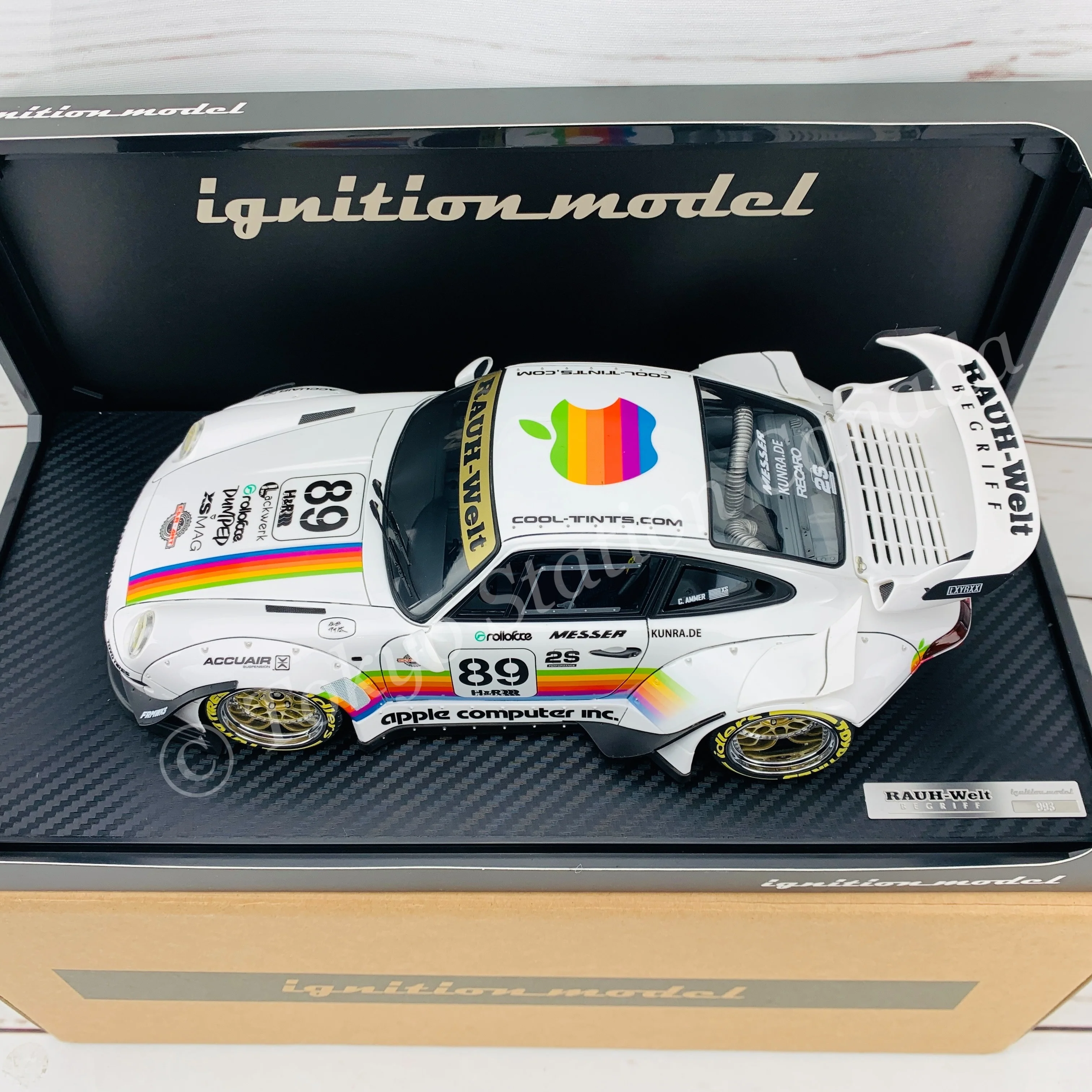 Ignition Model 1/18 RWB 993 WHITE IG1959 - Image 3