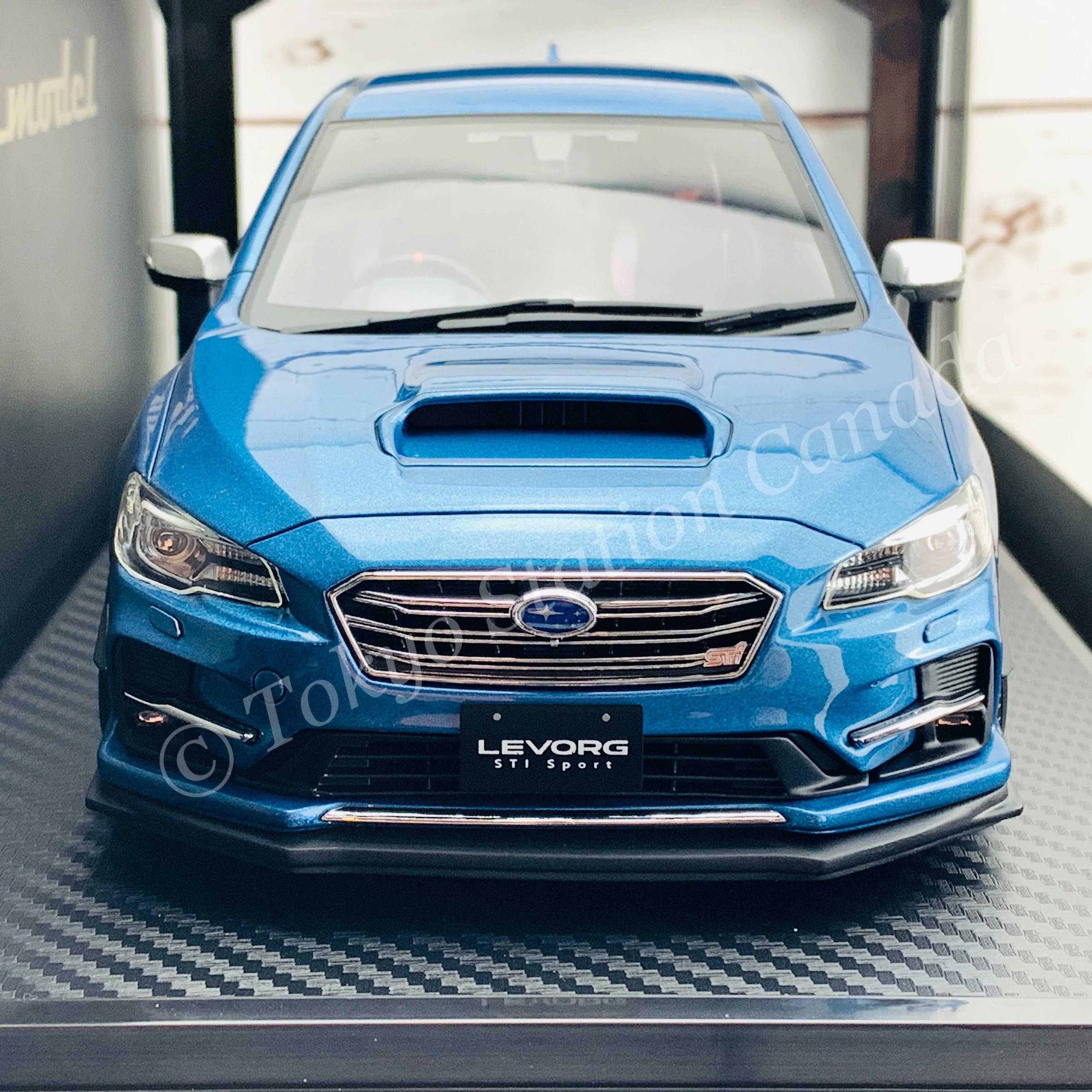 Ignition Model 1/18 Subaru Levorg (VMG) 2.0 STi Sport Storm Gray Metallic IG1662 - Image 2