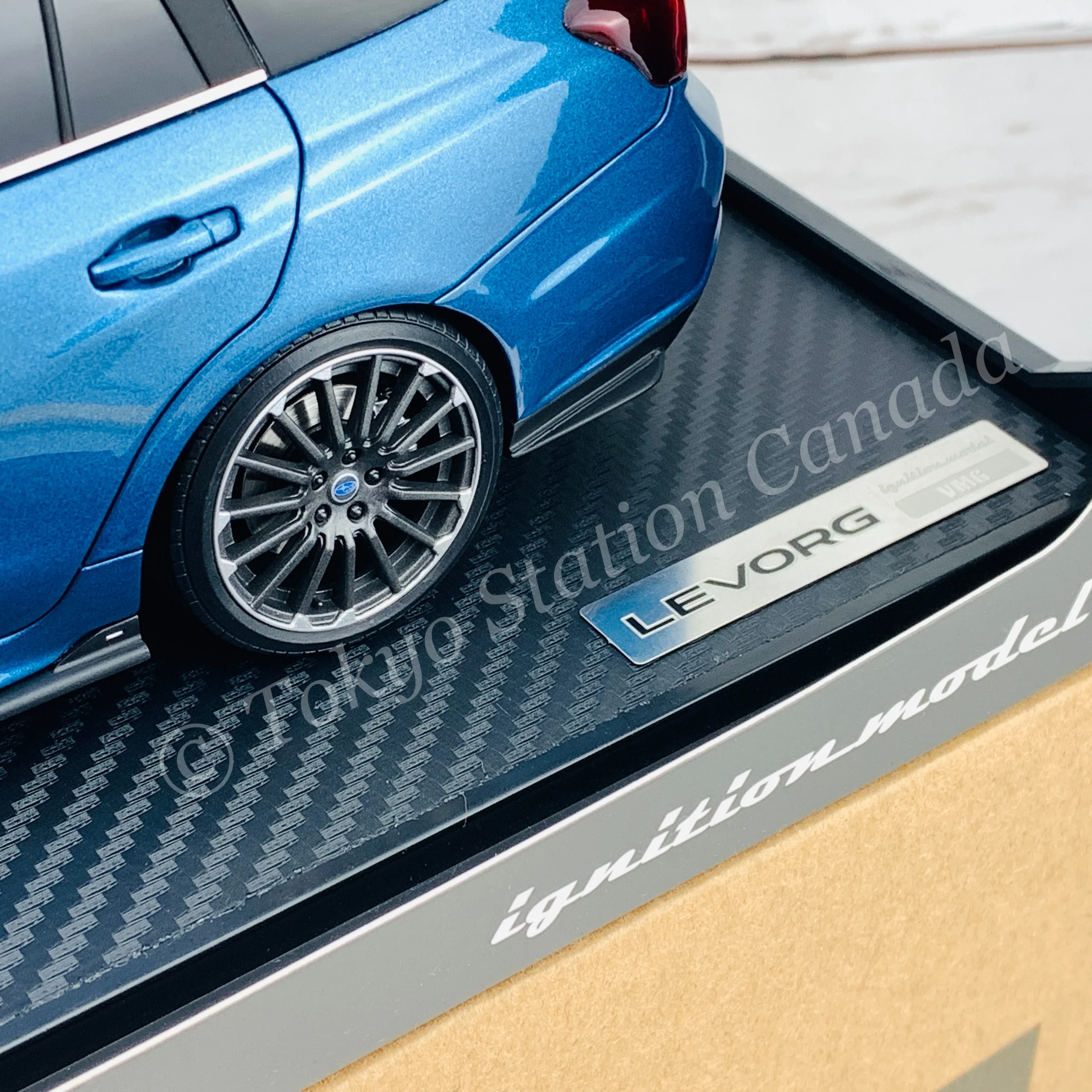 Ignition Model 1/18 Subaru Levorg (VMG) 2.0 STi Sport Storm Gray Metallic IG1662 - Image 5