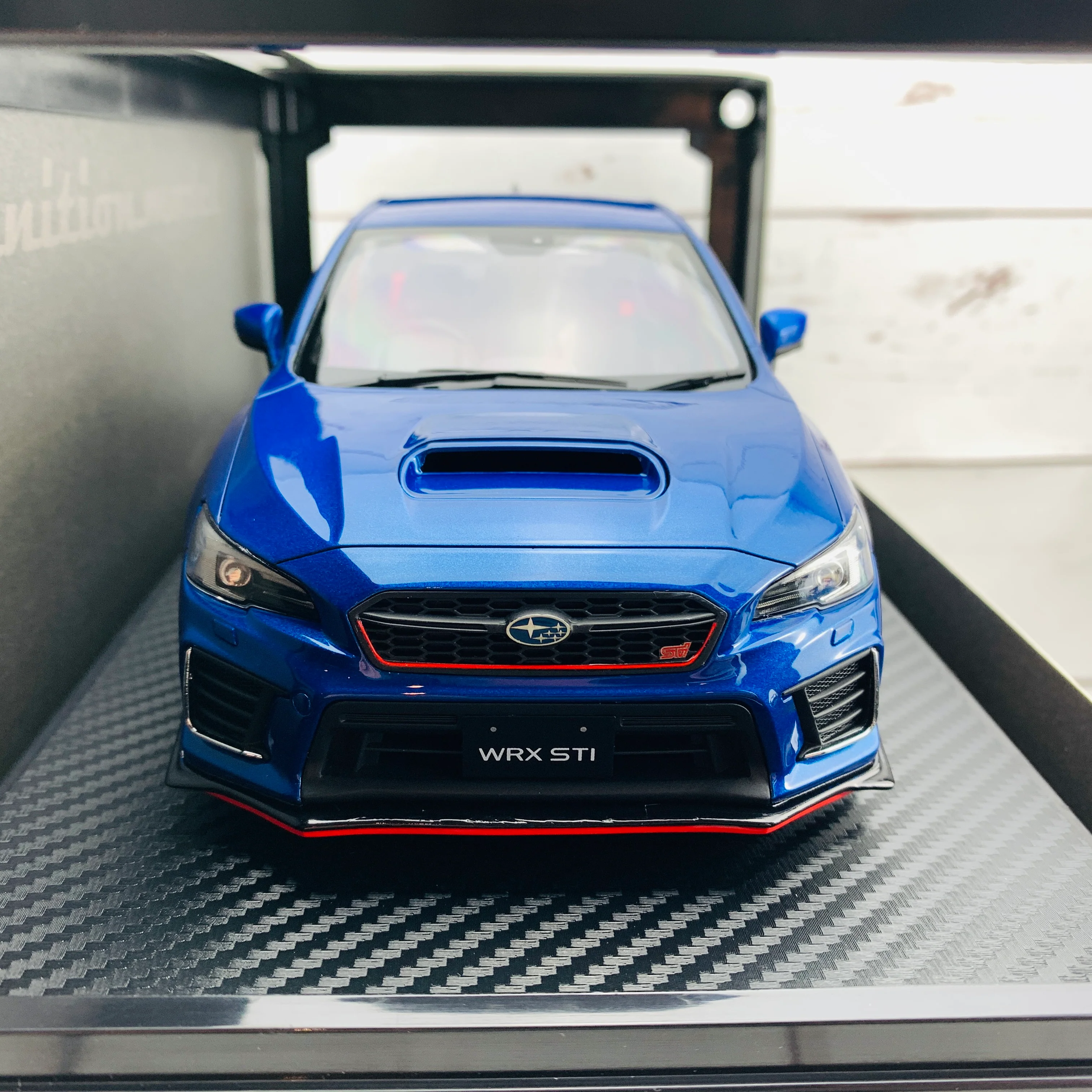 Ignition Model 1/18 SUBARU WRX (CBA-VAB) STI Blue IG1667 - Image 4