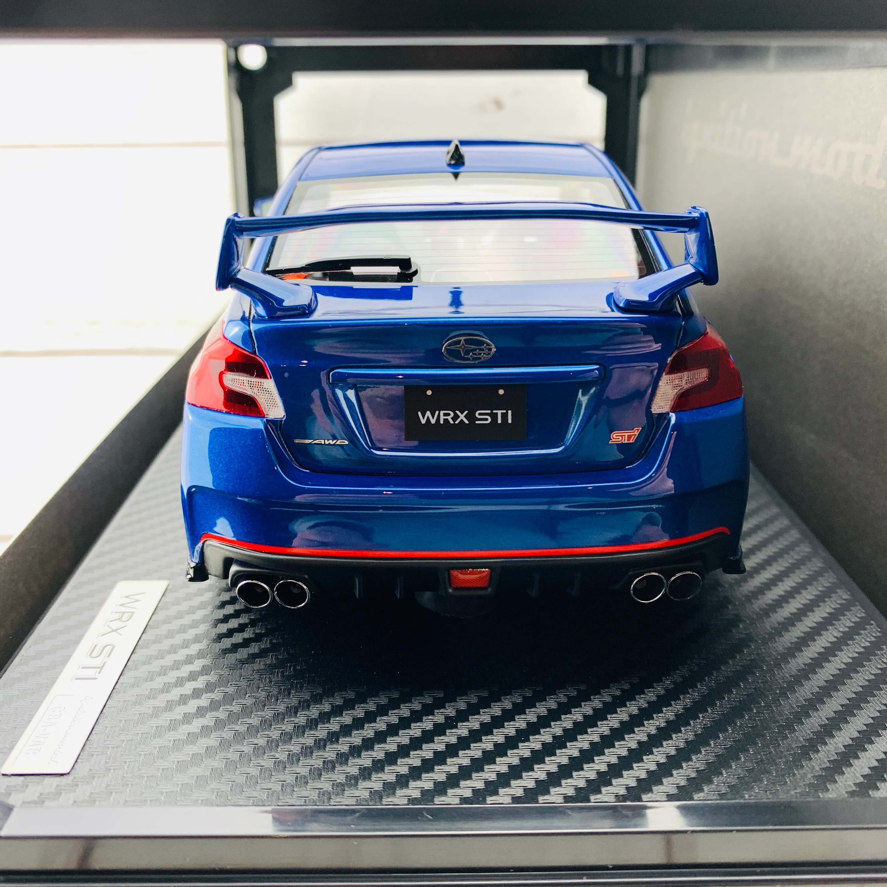 Ignition Model 1/18 SUBARU WRX (CBA-VAB) STI Blue IG1667 - Image 5