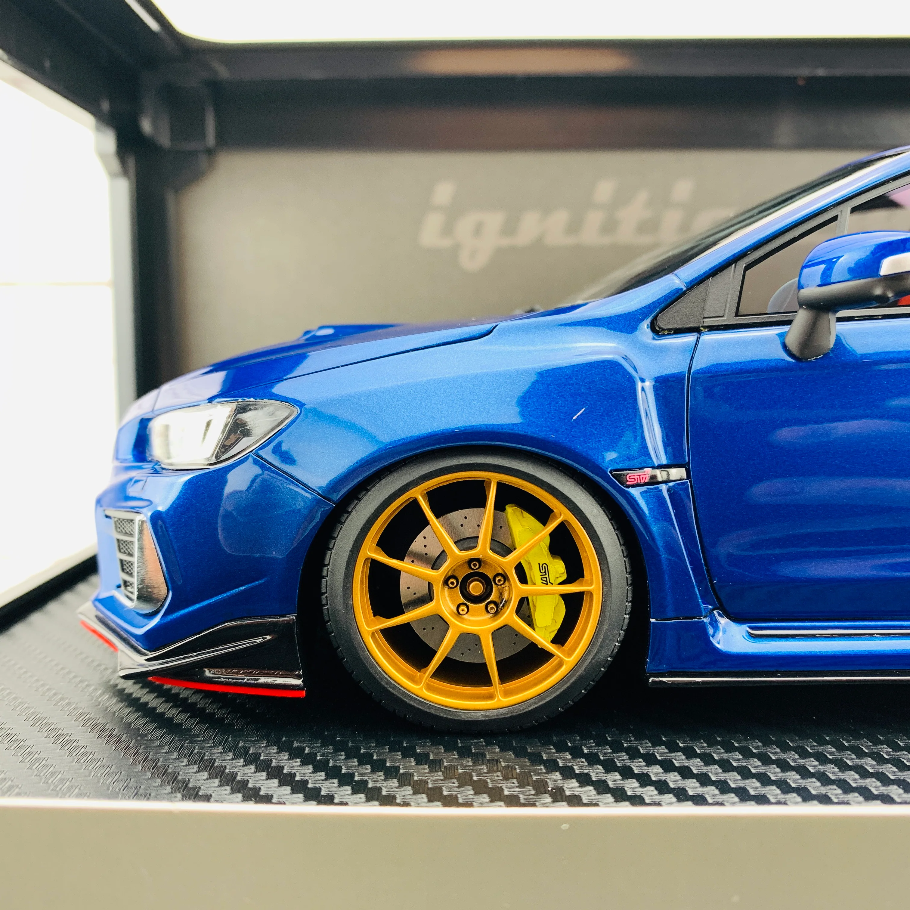 Ignition Model 1/18 SUBARU WRX (CBA-VAB) STI Blue IG1667 - Image 6