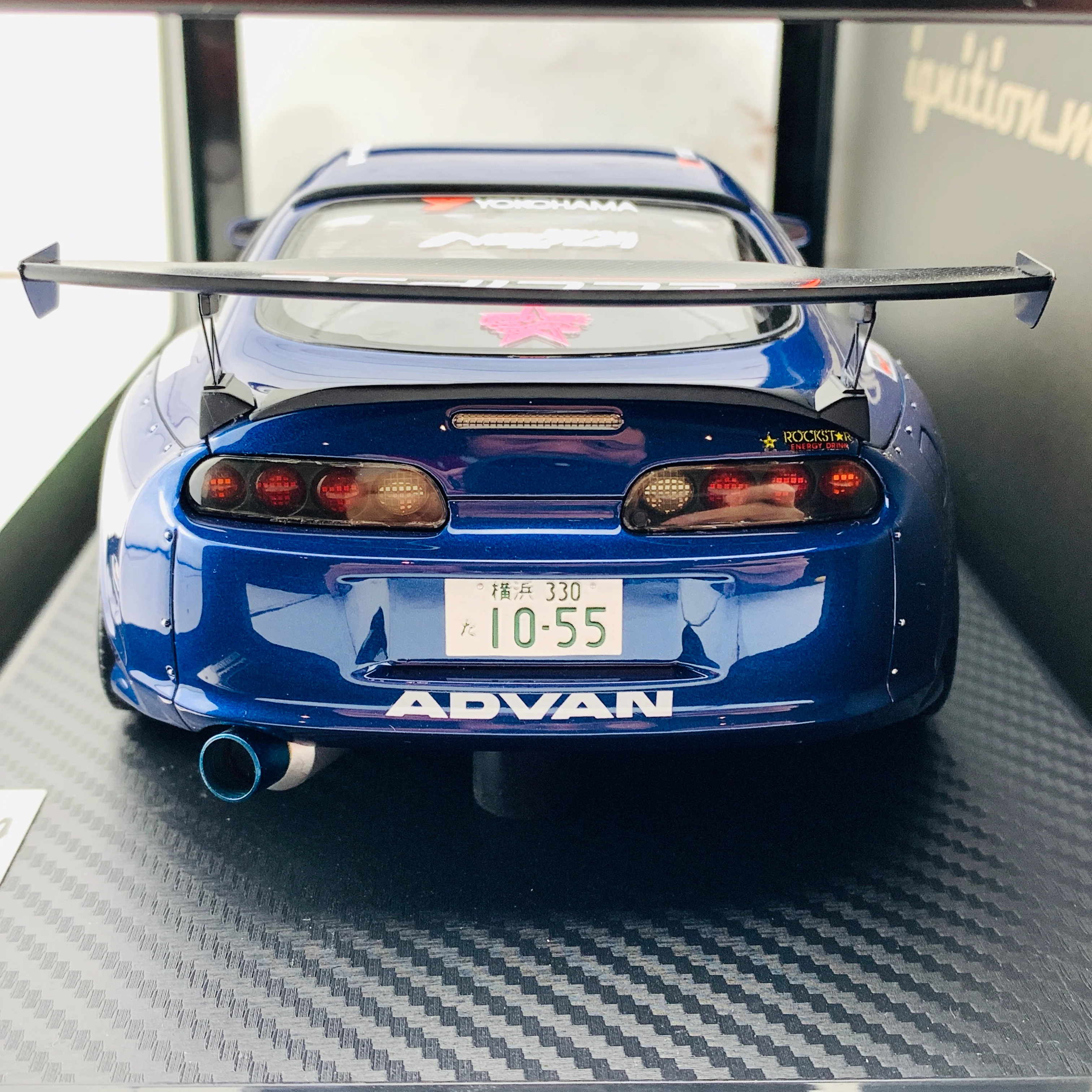 Ignition Model 1/18 Toyota Supra JZA80 RZ ORIDO-STREET Version Blue IG1810 - Image 6