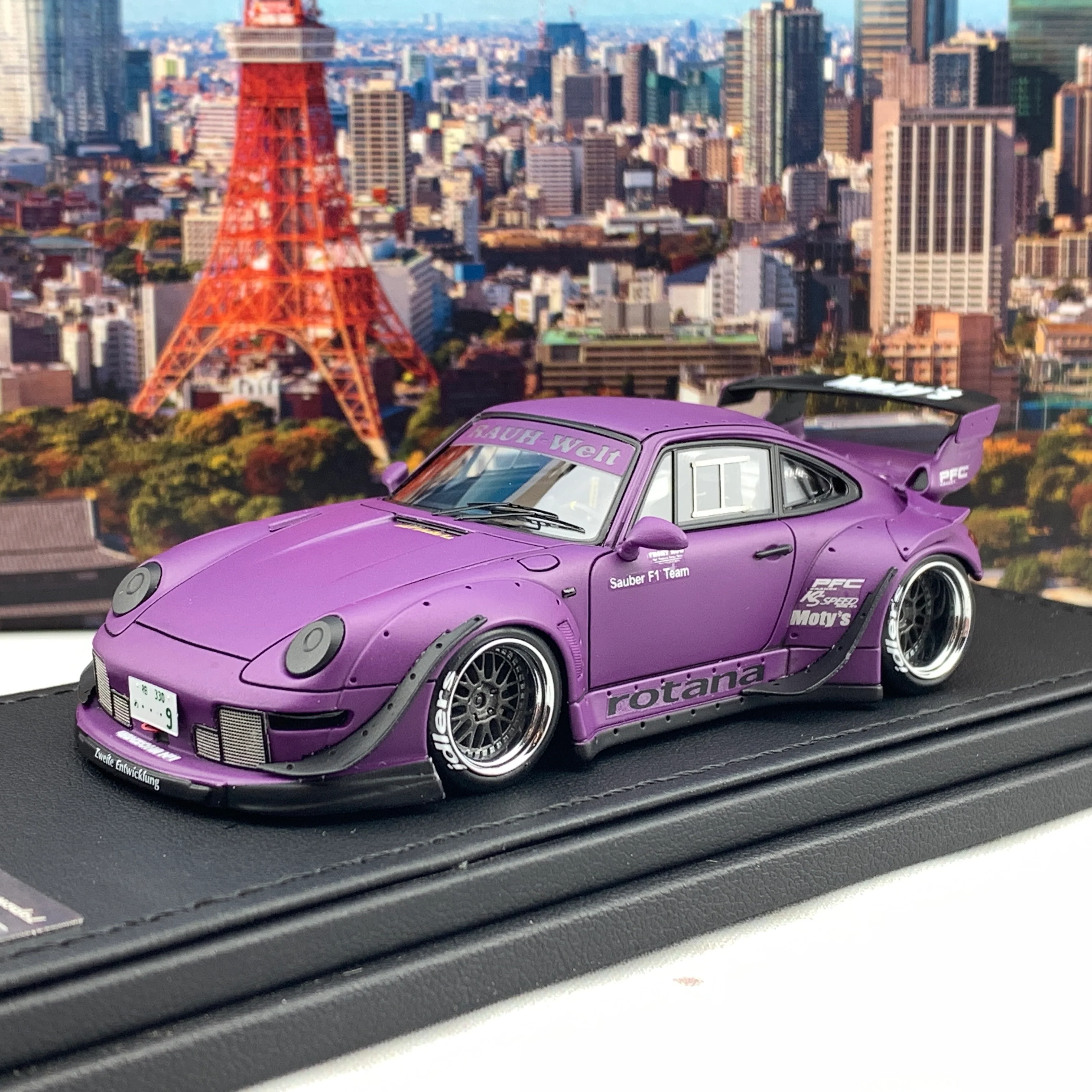 Ignition Model 1/43 RWB 993 Rotana Matt Purple IG2174 - Image 2