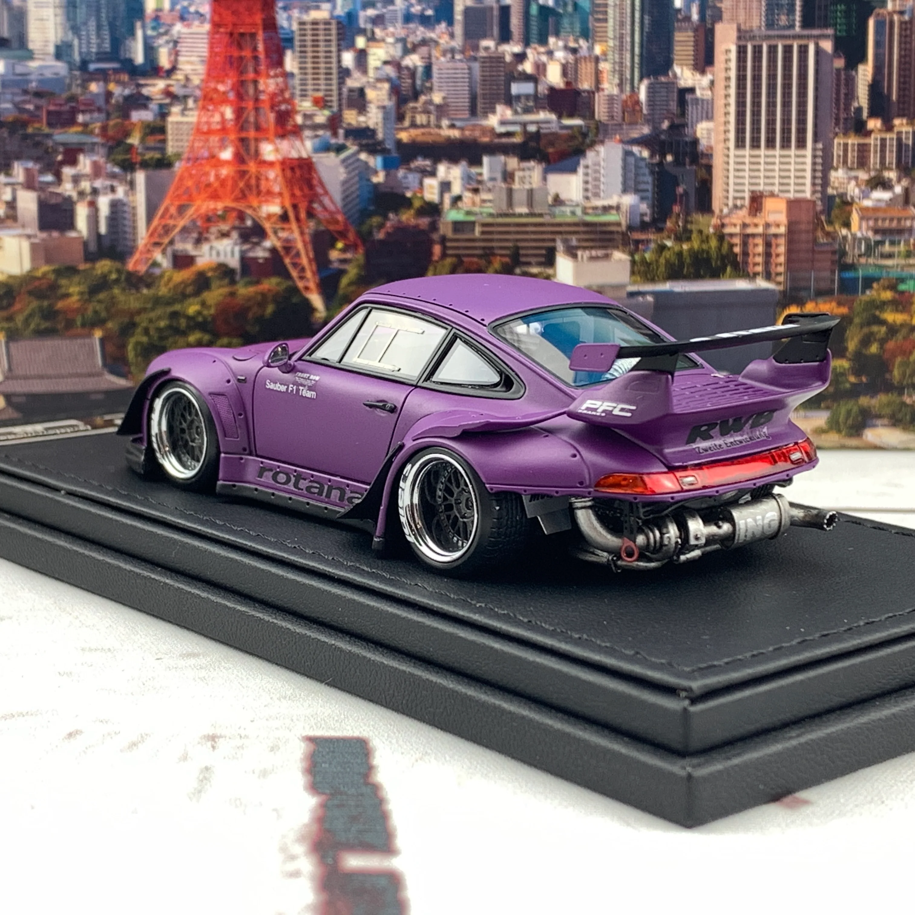 Ignition Model 1/43 RWB 993 Rotana Matt Purple IG2174 - Image 6
