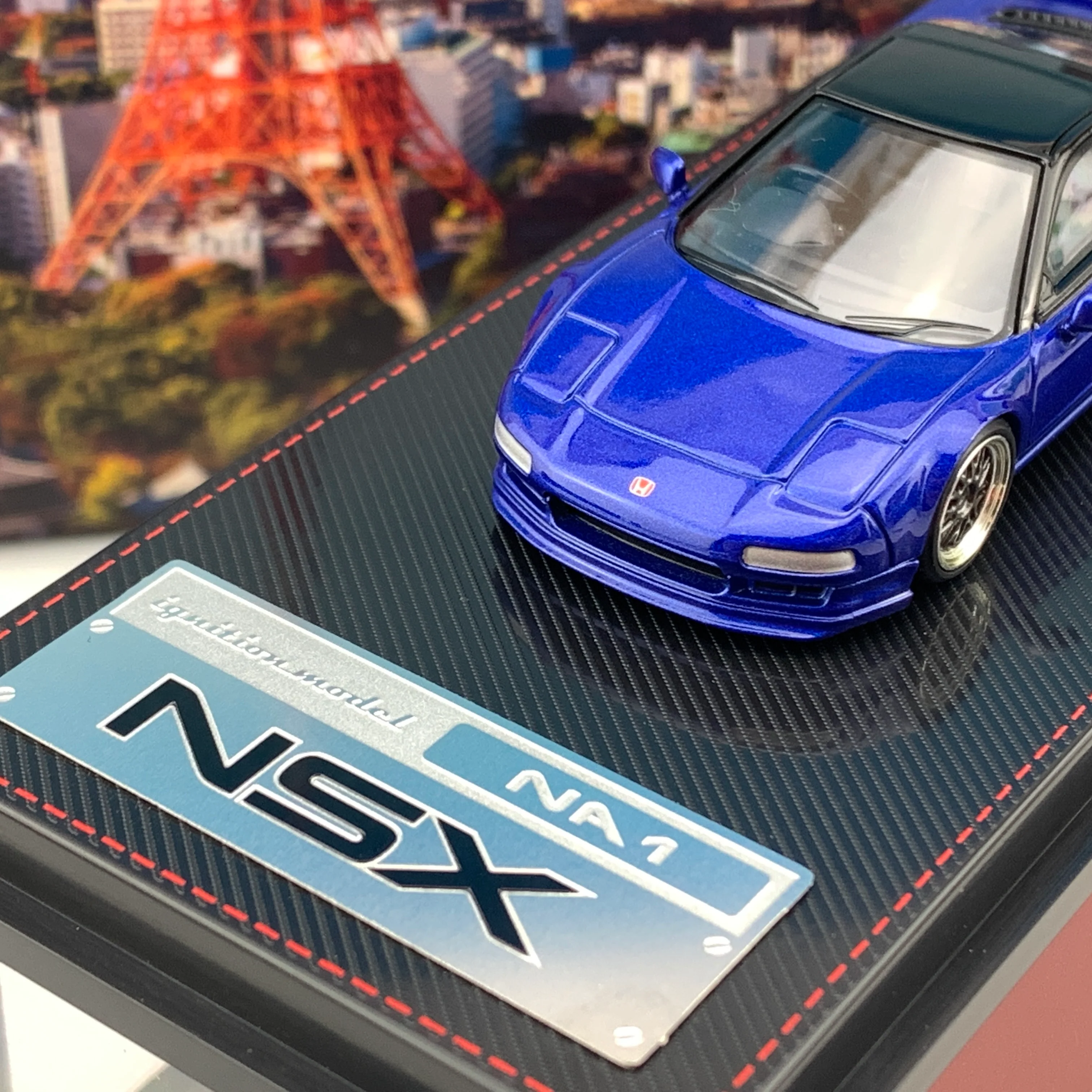 Ignition Model 1/64 Honda NSX NA1 Blue Metallic IG1943 - Image 3