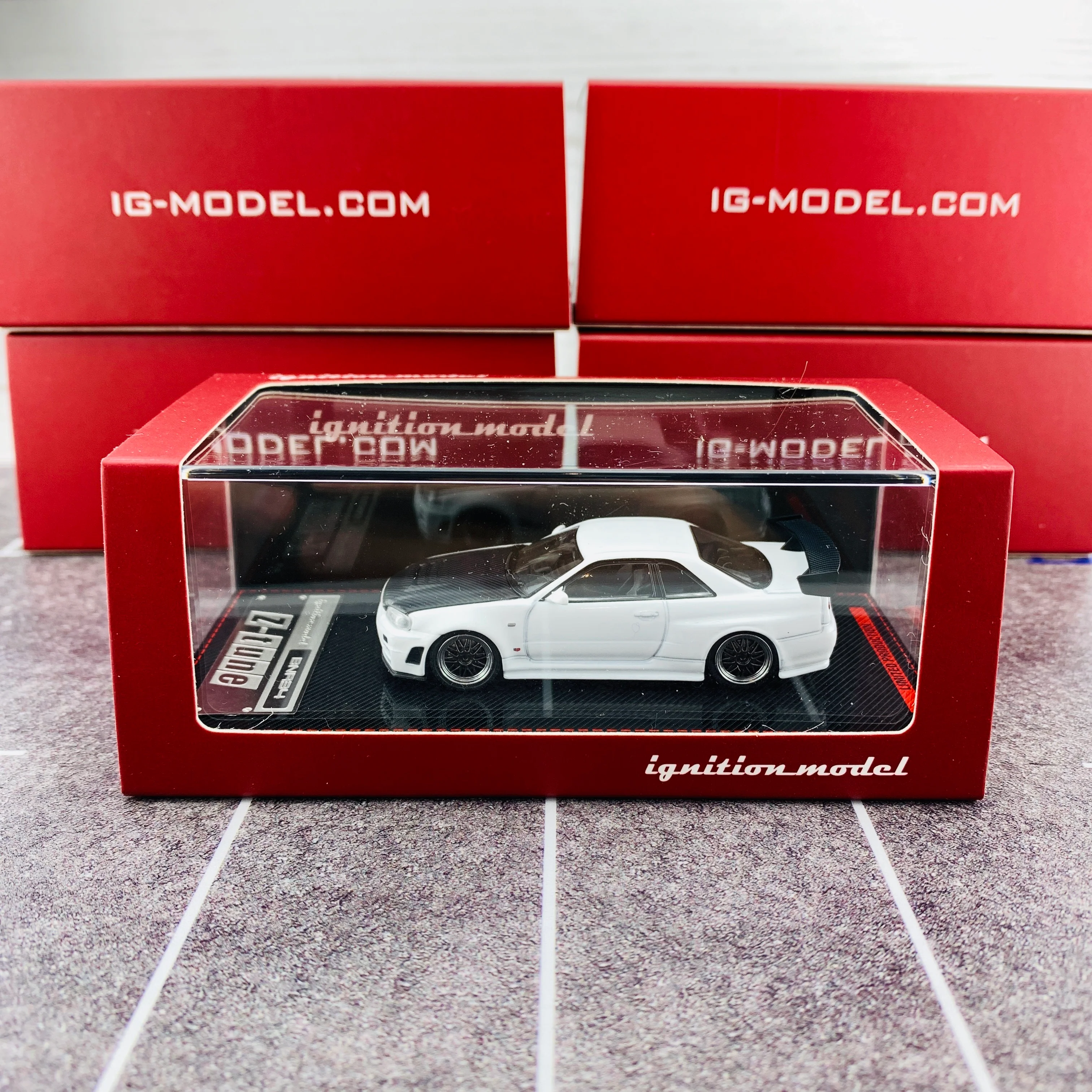 Ignition Model 1/64 Nismo R34 GTR Z-tune White IG1868 - Image 8