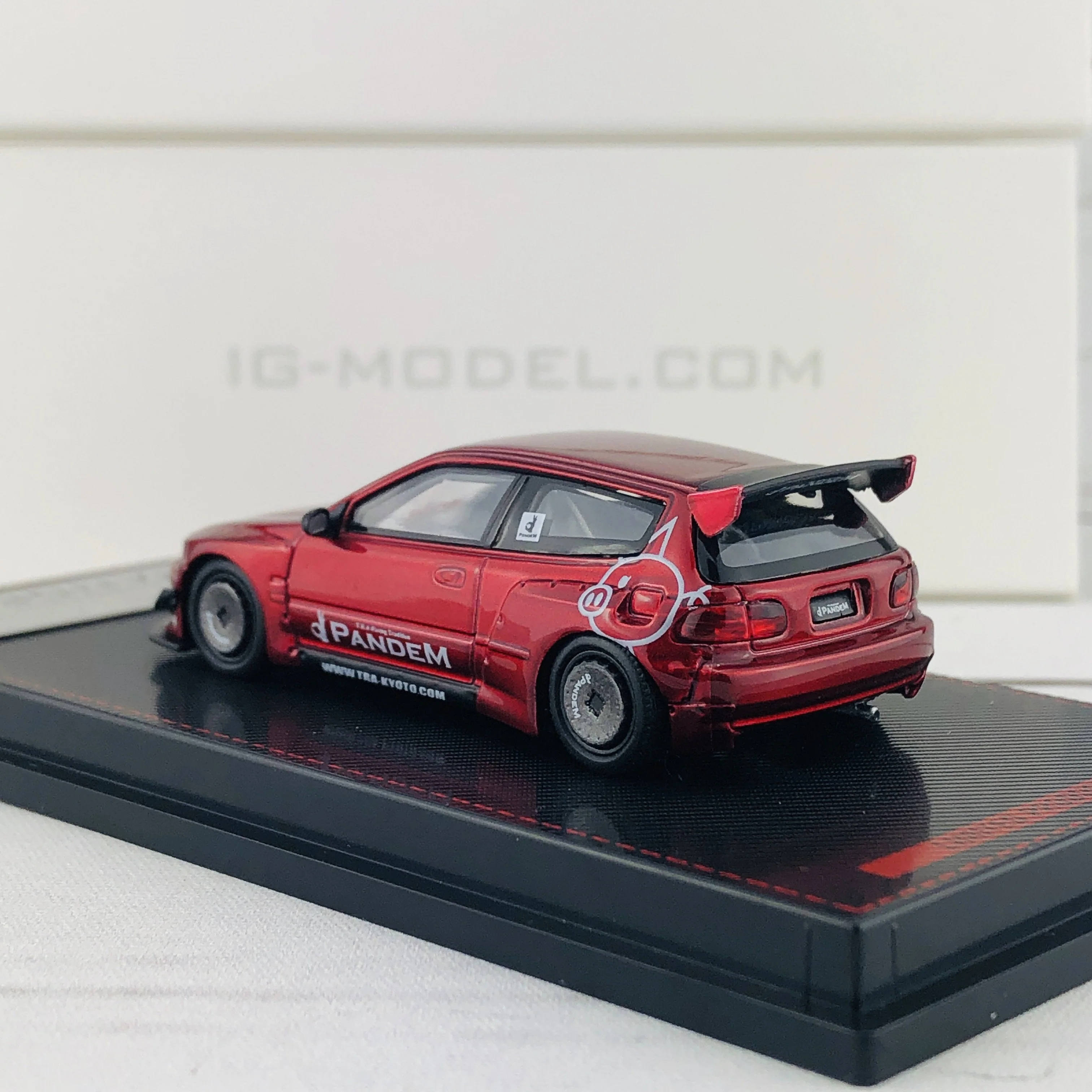 Ignition Model 1/64 Pandem Civic (EG6) Red Metallic 1414 - Image 4