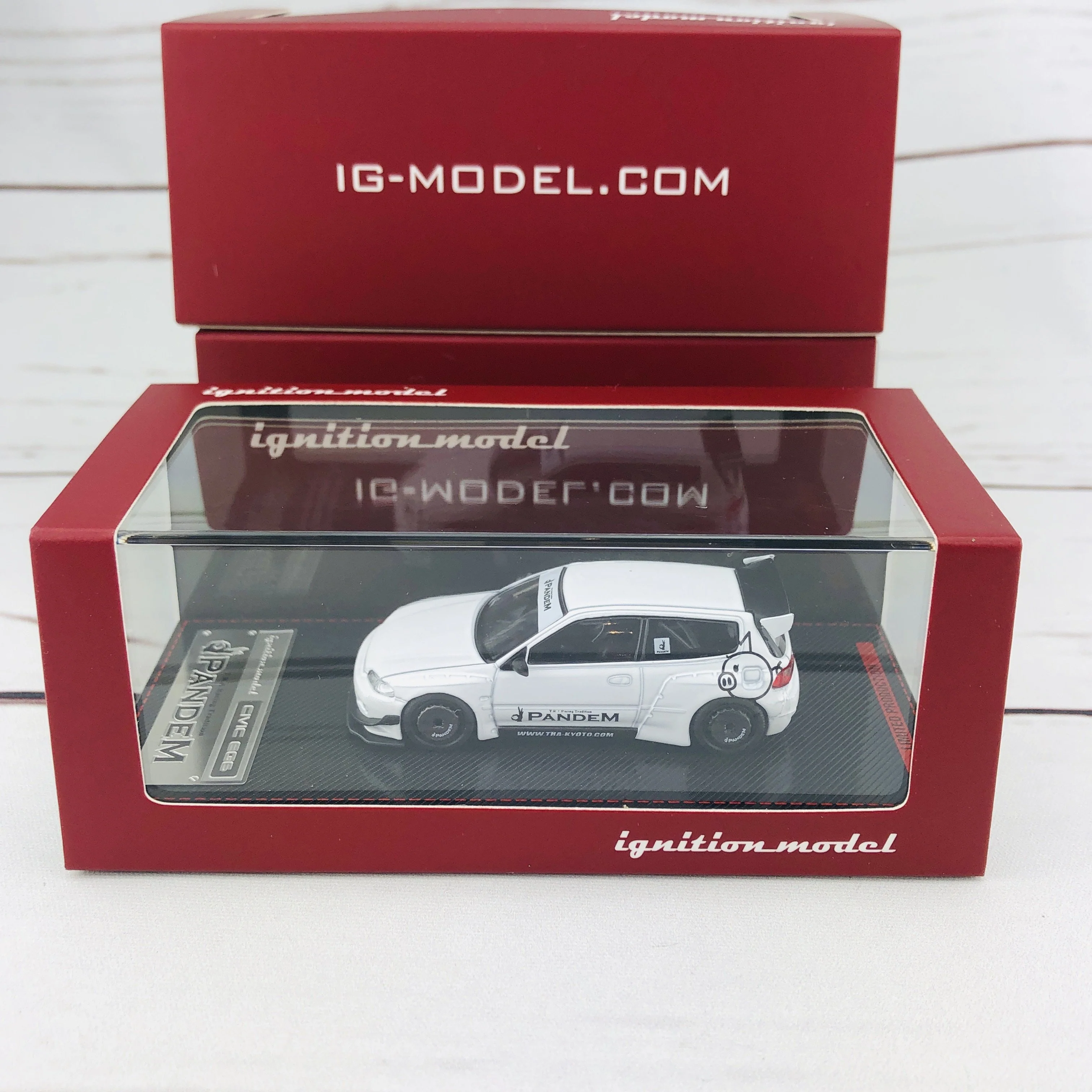 Ignition Model 1/64 Pandem Civic (EG6) White 1415 - Image 8