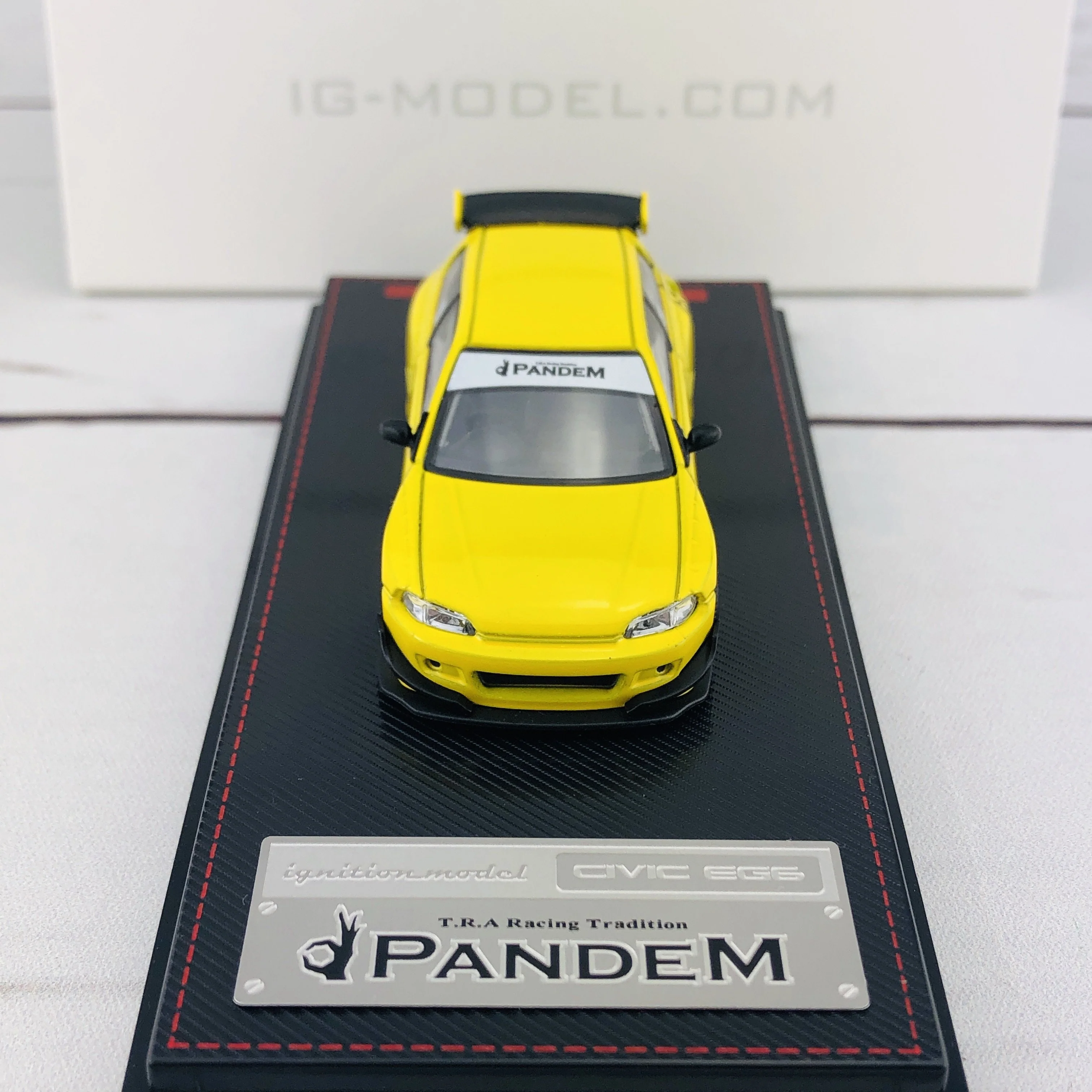 Ignition Model 1/64 Pandem Civic (EG6) Yellow 1416 - Image 7