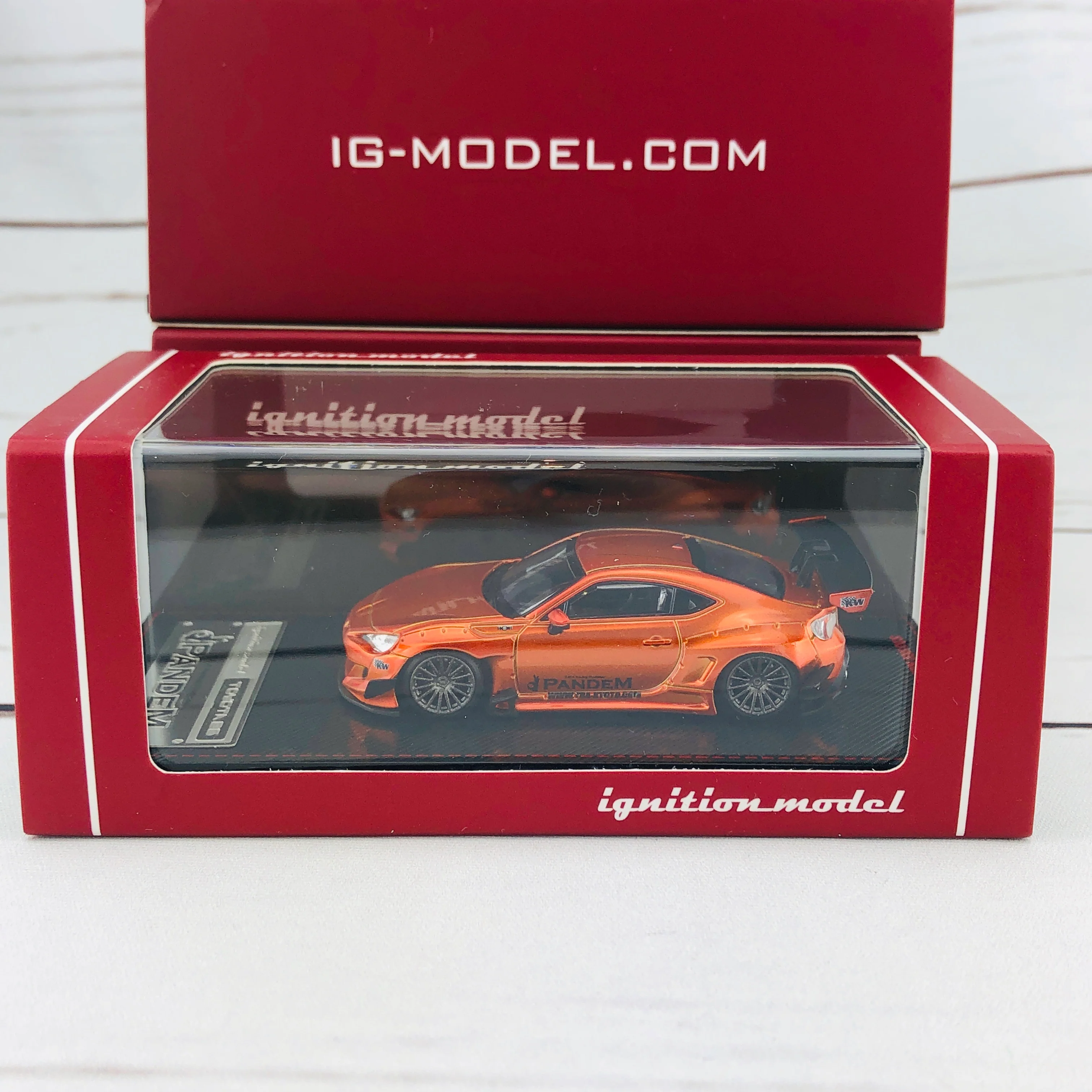 Ignition Model 1/64 Pandem Toyota 86 V3 Orange Metallic 1404 - Image 8