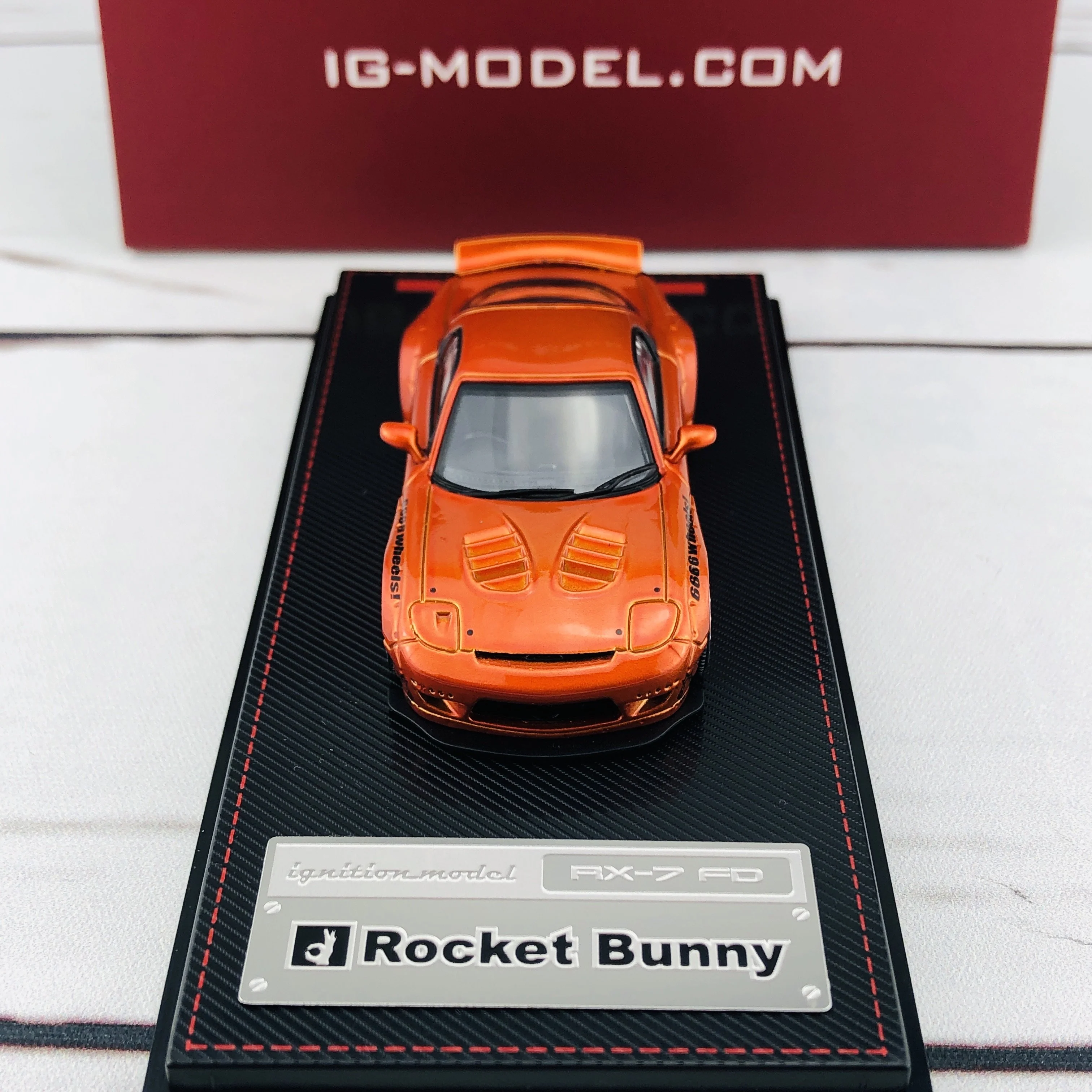 Ignition Model 1/64 Rocket Bunny RX7 (FD35) Orange Metallic 1650 - Image 7