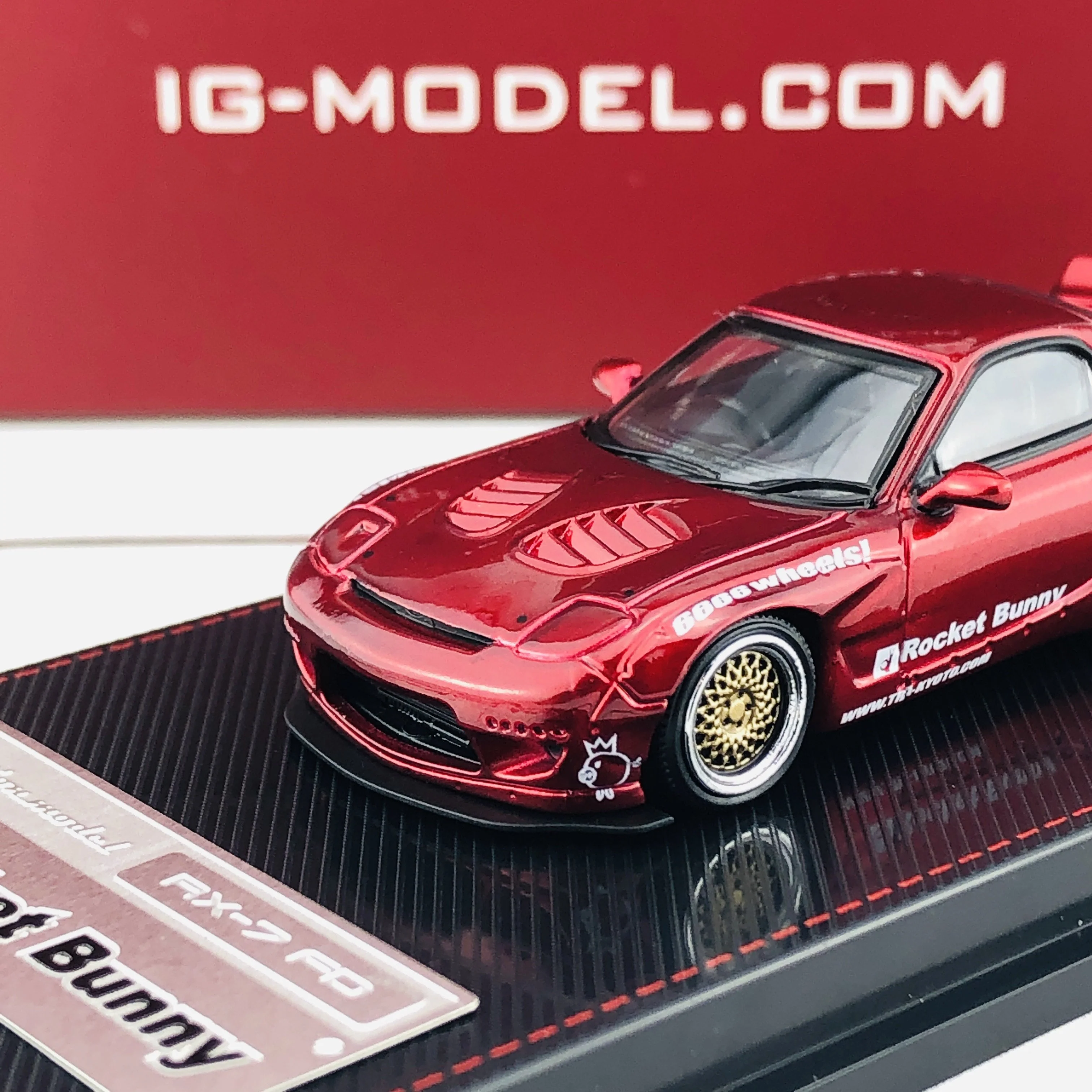 Ignition Model 1/64 Rocket Bunny RX7 (FD35) Red Metallic 1407 - Image 3