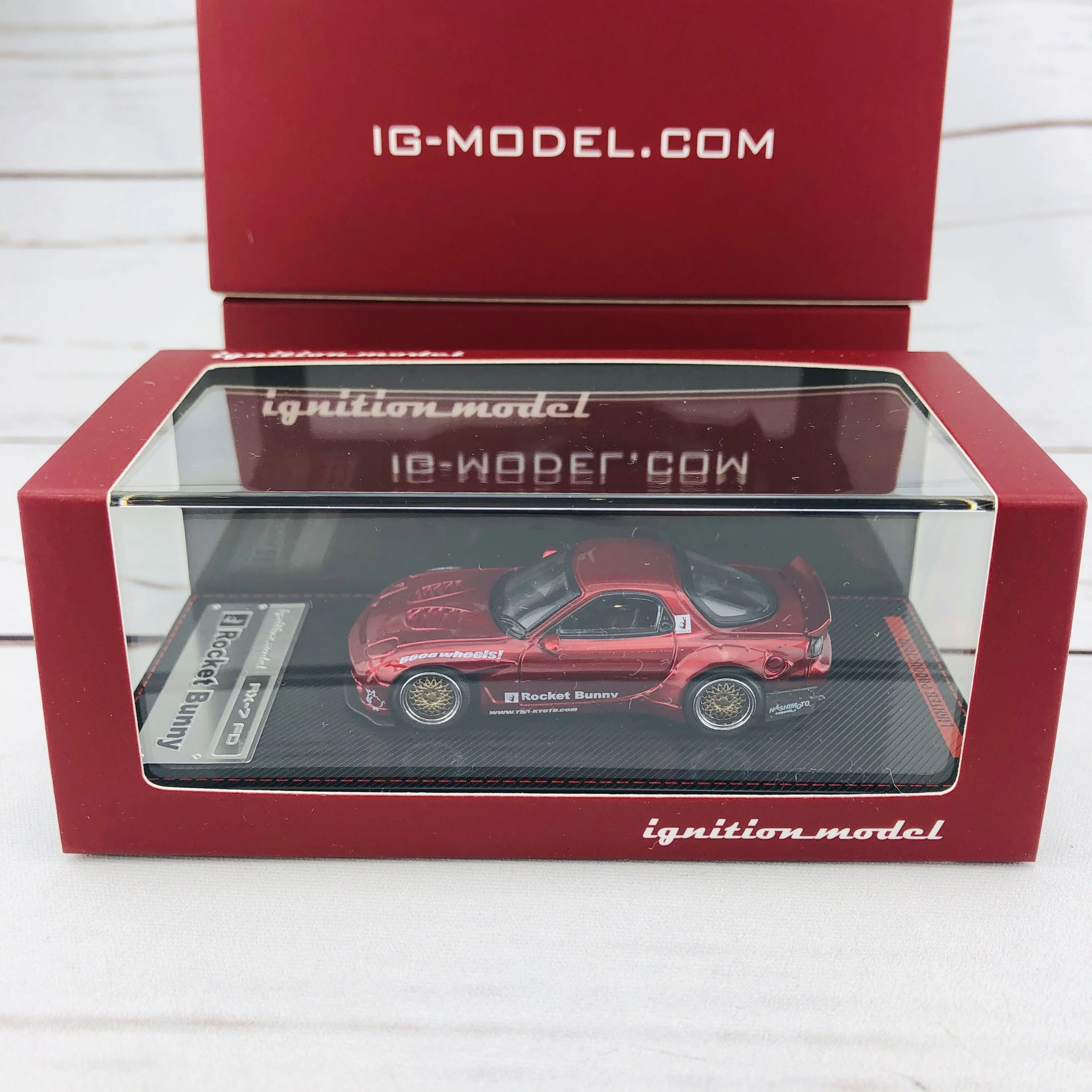 Ignition Model 1/64 Rocket Bunny RX7 (FD35) Red Metallic 1407 - Image 8