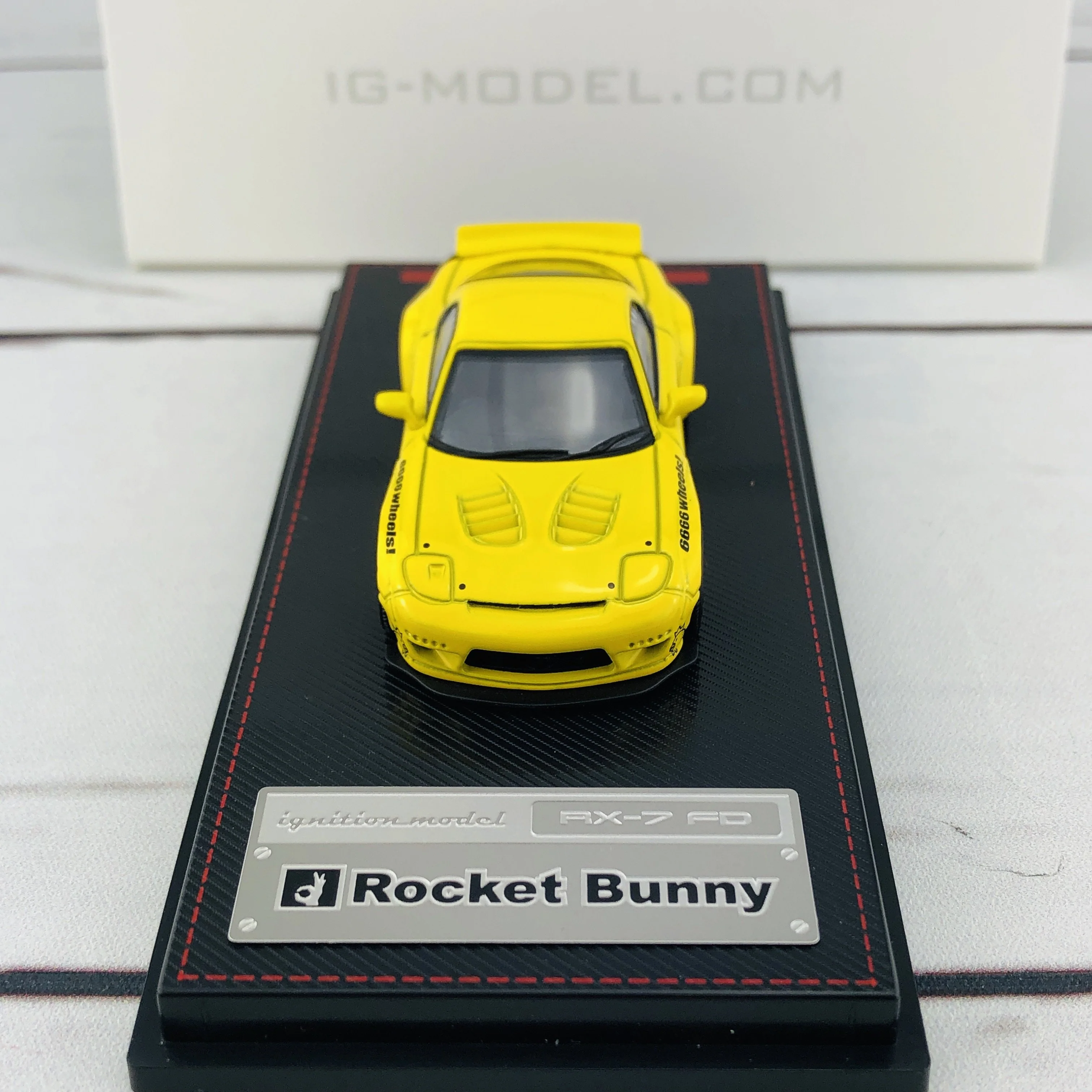 Ignition Model 1/64 Rocket Bunny RX7 (FD35) Yellow 1410 - Image 7