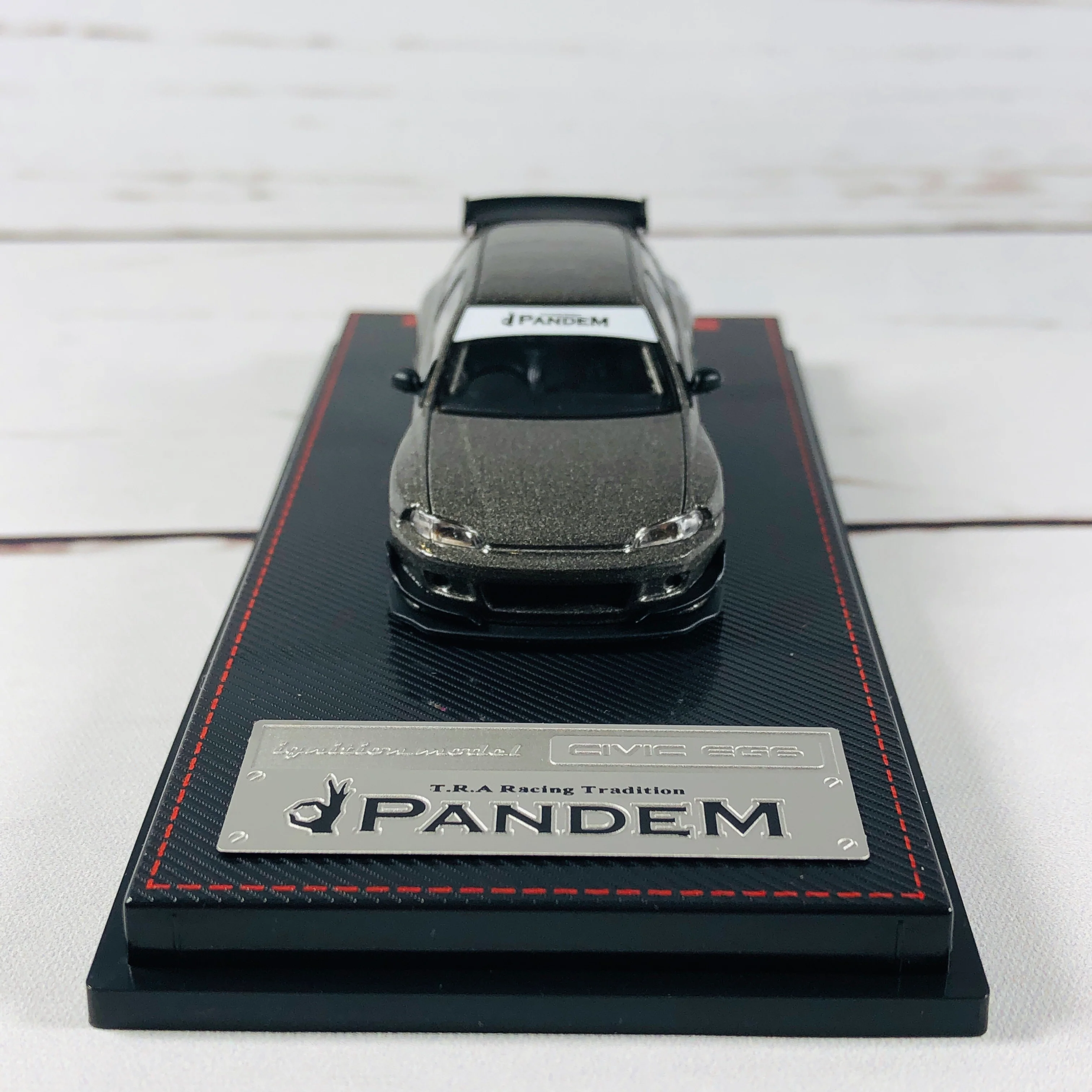 Ignition model 1/64 PANDEM CIVIC (EG6) Gun Metallic - Image 3