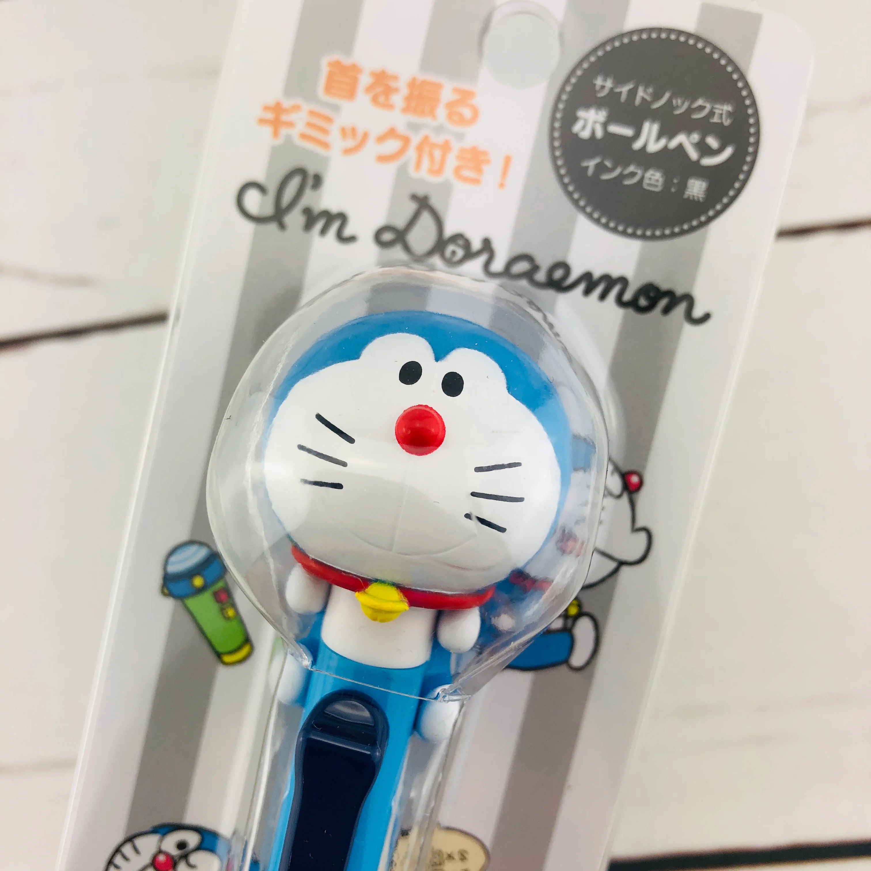 I'm Doraemon Ball Pen (Black) D858 Made in Japan - Image 2