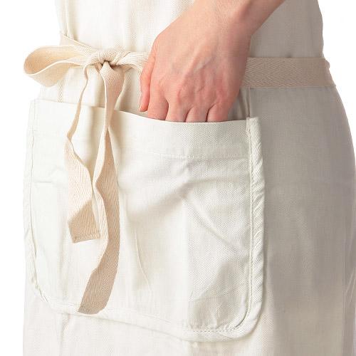 Indigo Apron  - Ivory - Image 4