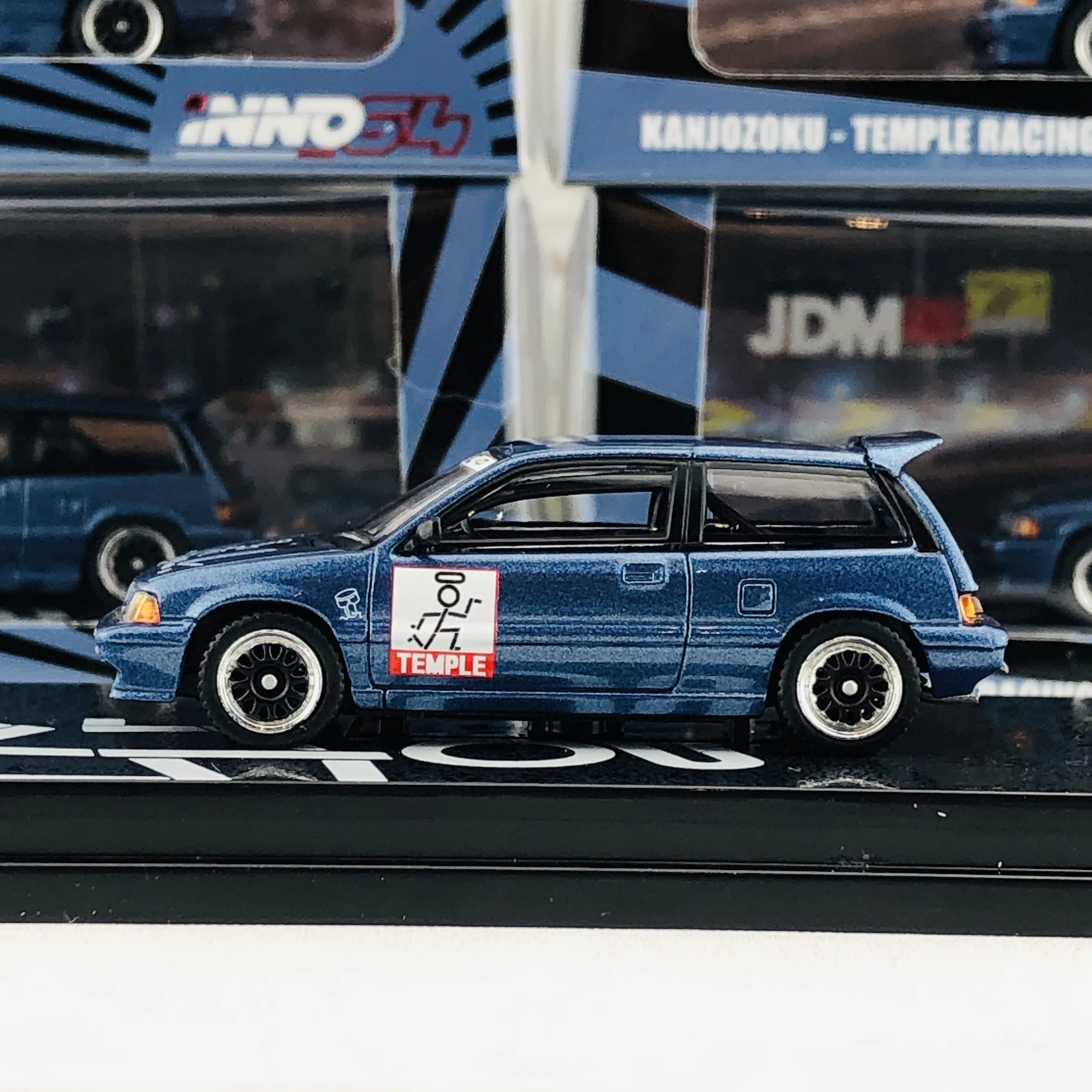 INNO64 JDM Collection HONDA CIVIC Si E-AT Kanjozoku - Temple Racing by Loop Angels IN64-EAT-JDM02 - Image 2