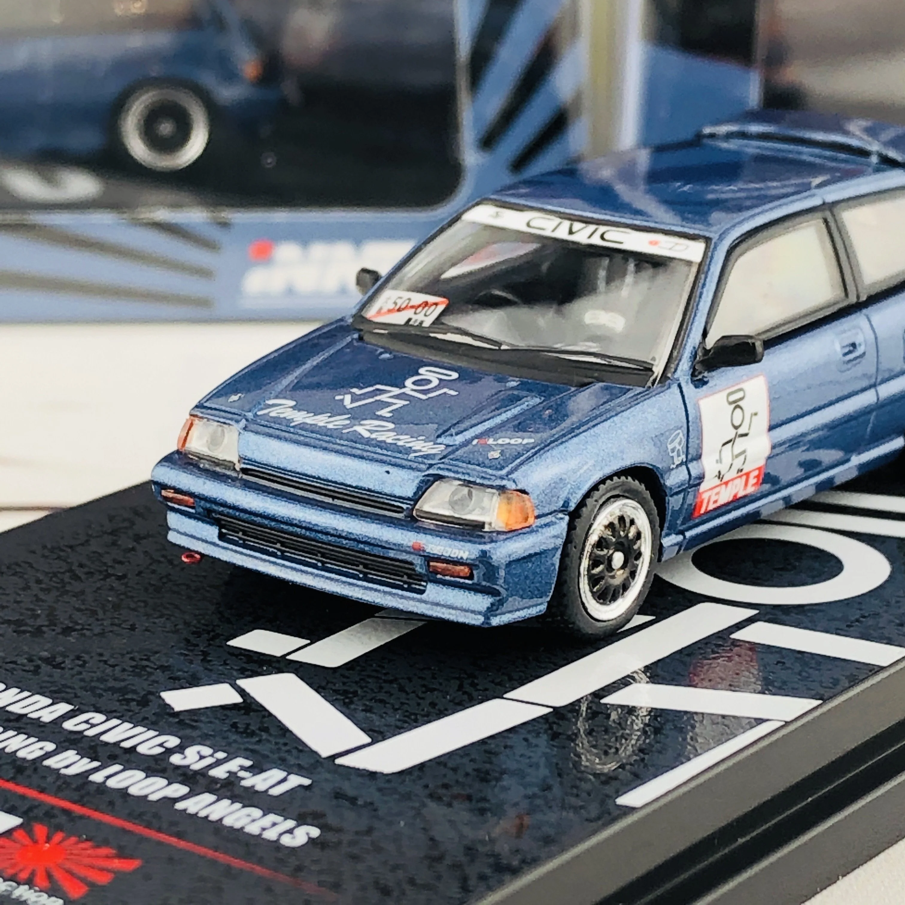INNO64 JDM Collection HONDA CIVIC Si E-AT Kanjozoku - Temple Racing by Loop Angels IN64-EAT-JDM02 - Image 3