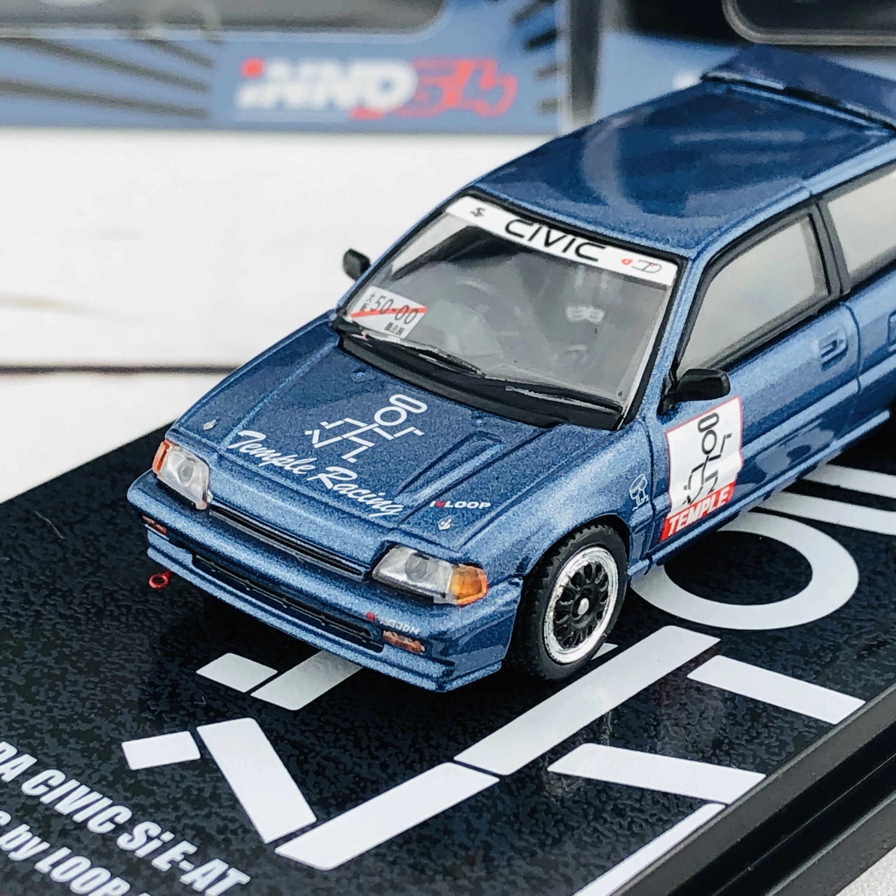 INNO64 JDM Collection HONDA CIVIC Si E-AT Kanjozoku - Temple Racing by Loop Angels IN64-EAT-JDM02 - Image 4