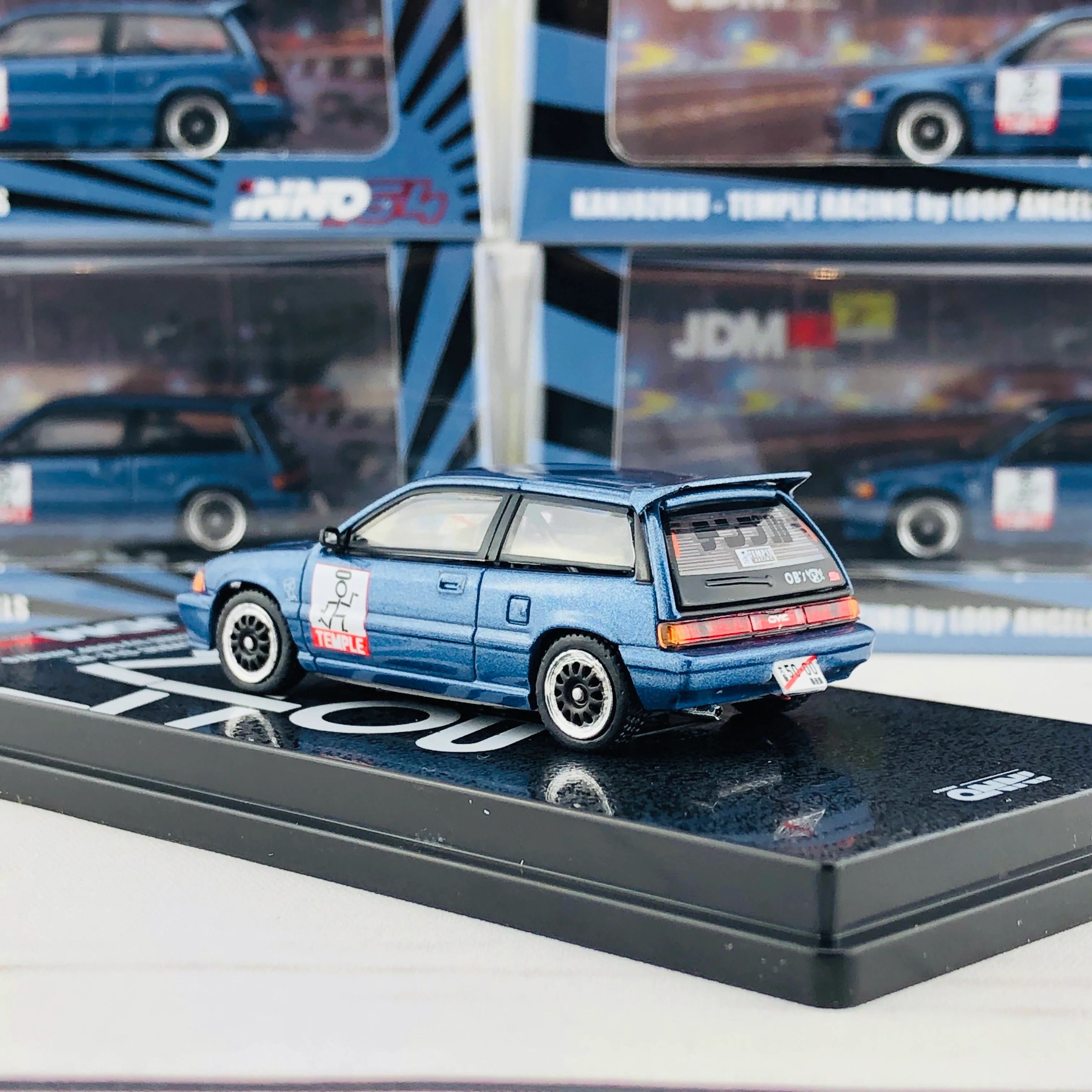 INNO64 JDM Collection HONDA CIVIC Si E-AT Kanjozoku - Temple Racing by Loop Angels IN64-EAT-JDM02 - Image 5