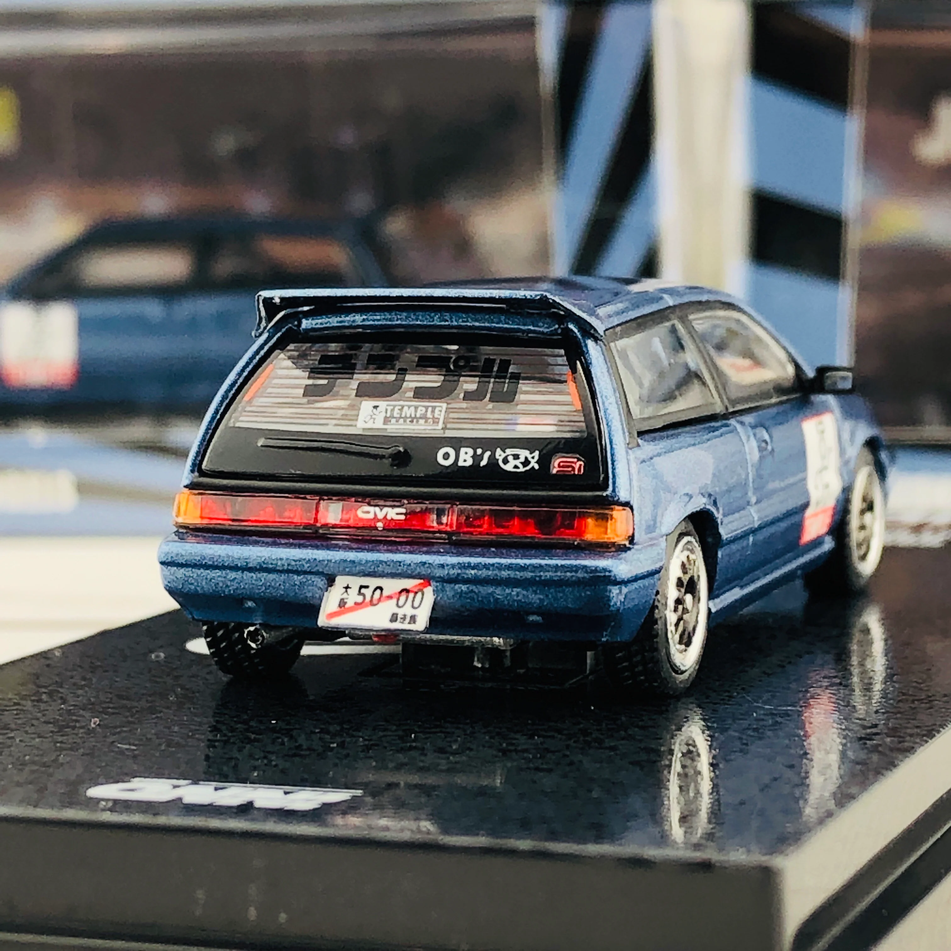 INNO64 JDM Collection HONDA CIVIC Si E-AT Kanjozoku - Temple Racing by Loop Angels IN64-EAT-JDM02 - Image 6