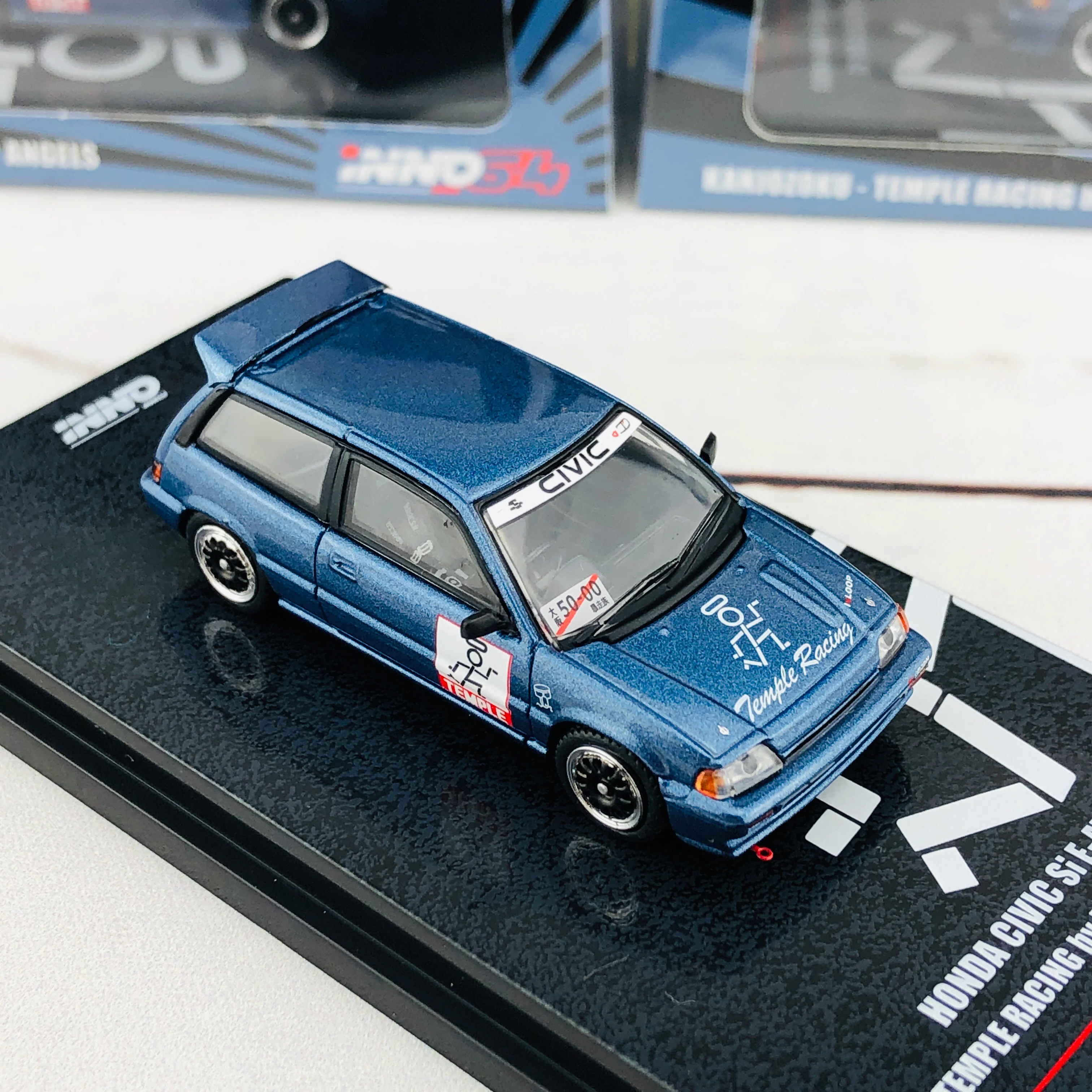 INNO64 JDM Collection HONDA CIVIC Si E-AT Kanjozoku - Temple Racing by Loop Angels IN64-EAT-JDM02 - Image 7