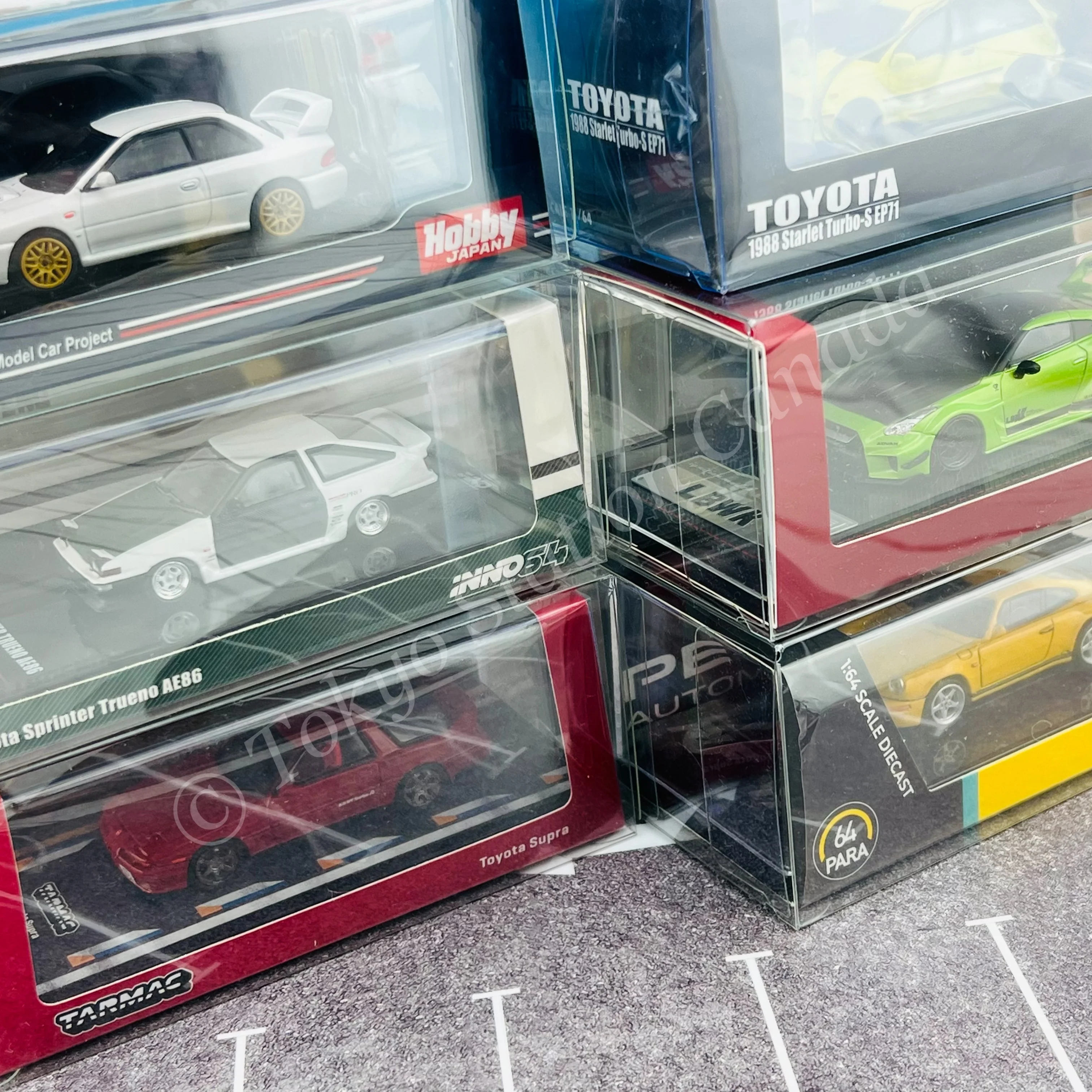 INNO / TARMAC / IG / HOBBY JAPAN Protector Case (127mm x 62mm x 54mm) Pack of 10 (TS001-10) - Image 2