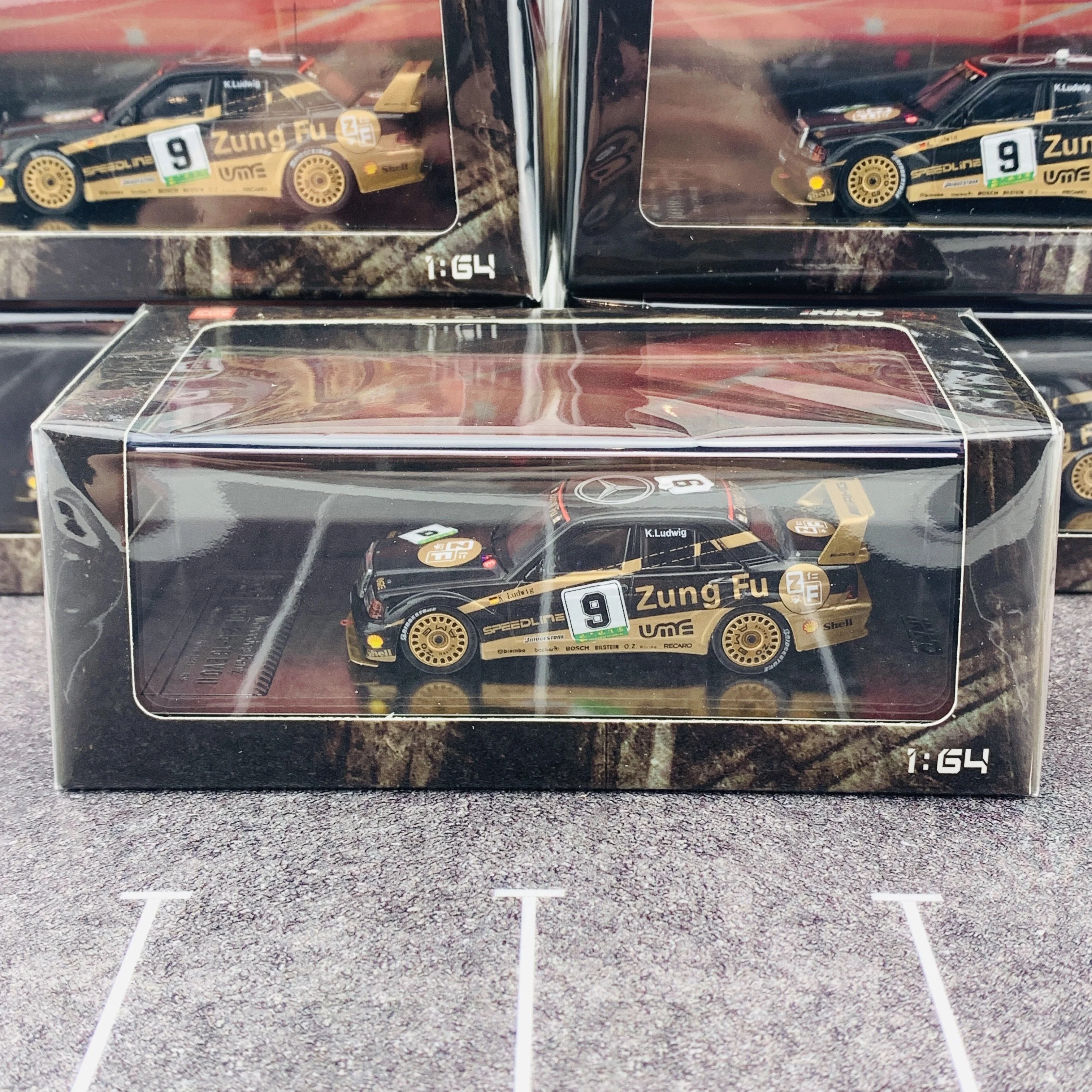 INNO x POPRACE Mercedes Benz AMG 190E 2.5-16 EVO II #9 "Zung Fu" - Macau Guia Race 1991 PR64-190-91M09 - Image 7