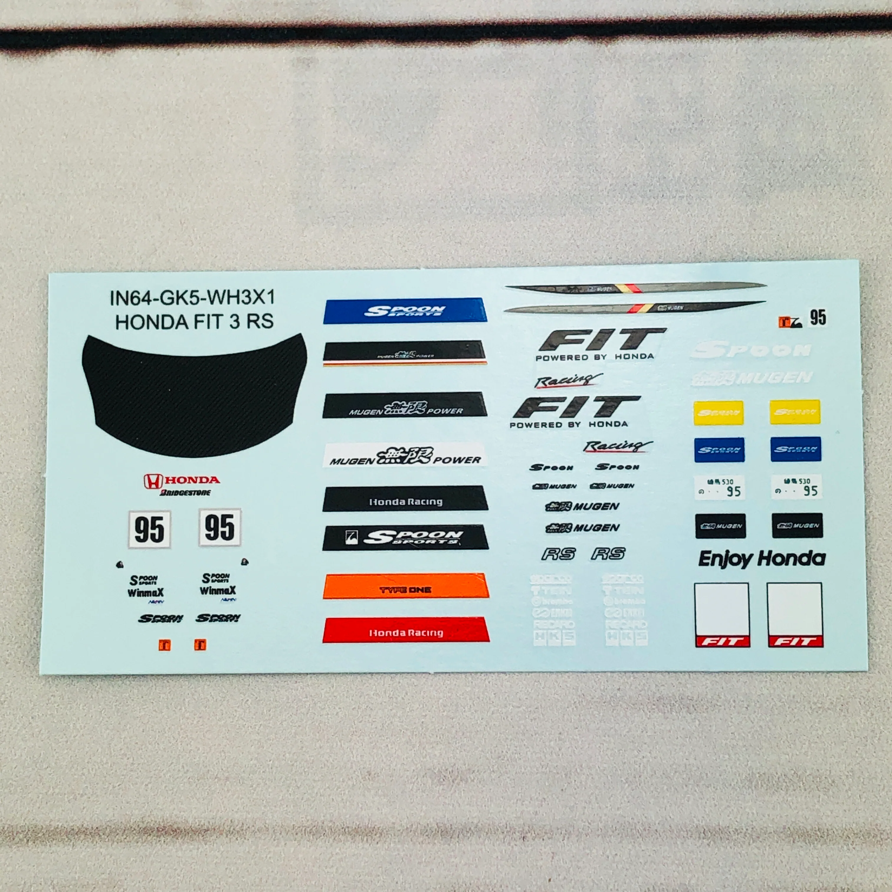 INNO64 1/64 Honda Fit 3 RS White IN64-GK5-WH3X1 - Image 9