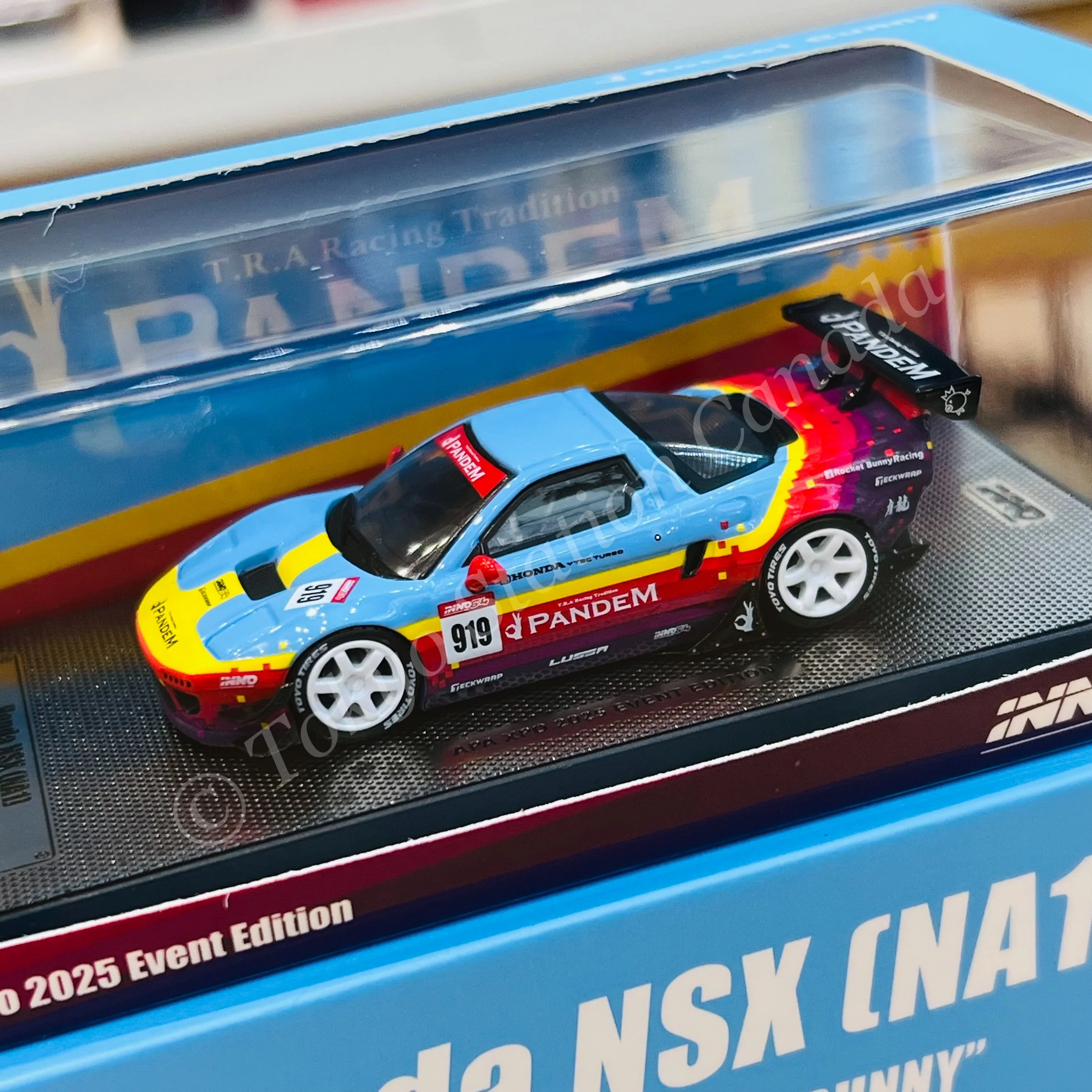 INNO64 1/64 Honda NSX (NA1) "PANDEM ROCKET BUNNY" APA xpo 2025 Event Edition IN64-NSXP-APA25 - Image 2