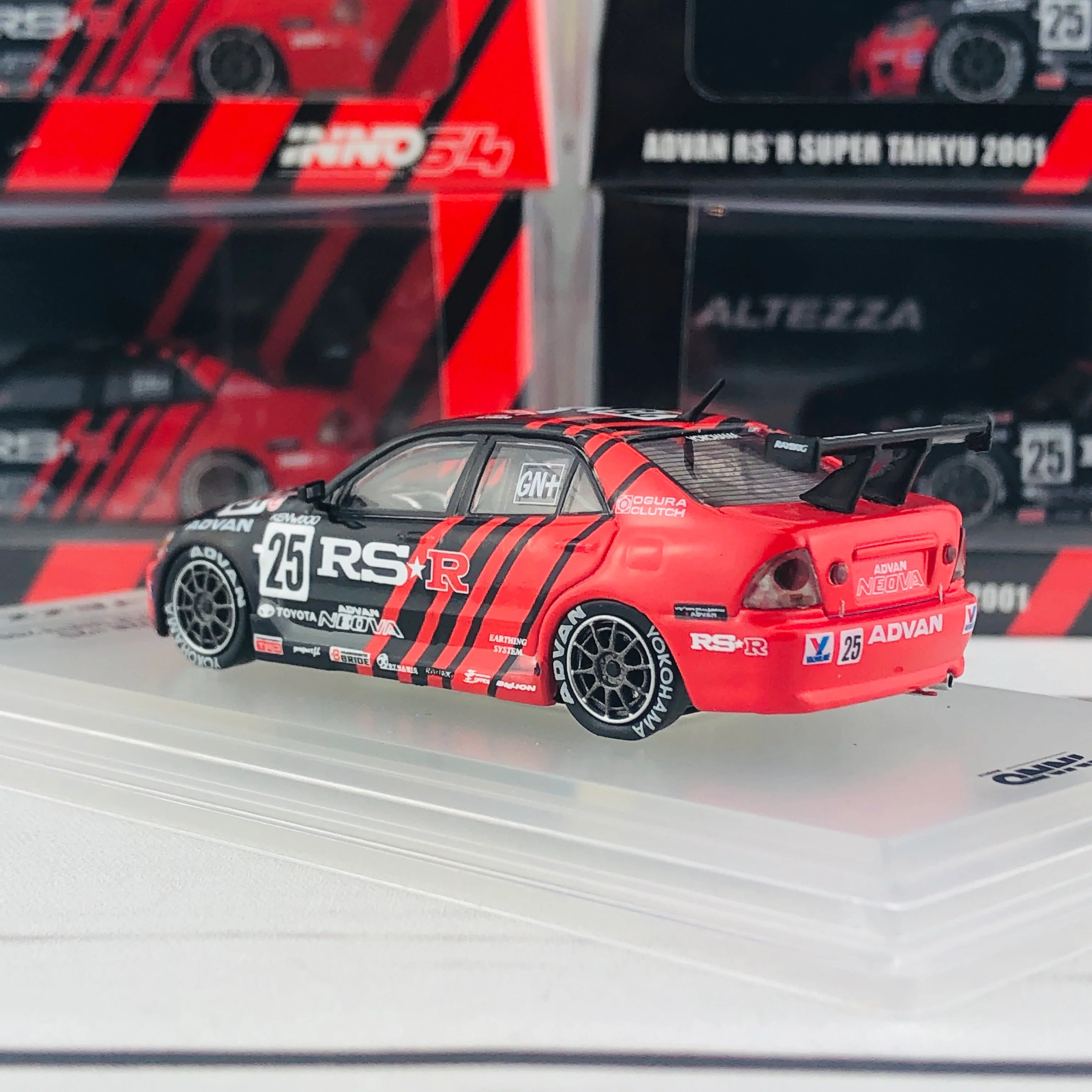 INNO64 1/64 TOYOTA ALTEZZA #25 Advan RS'R - Super Taikyu 2001 IN64-RS200-RSRJP - Image 3