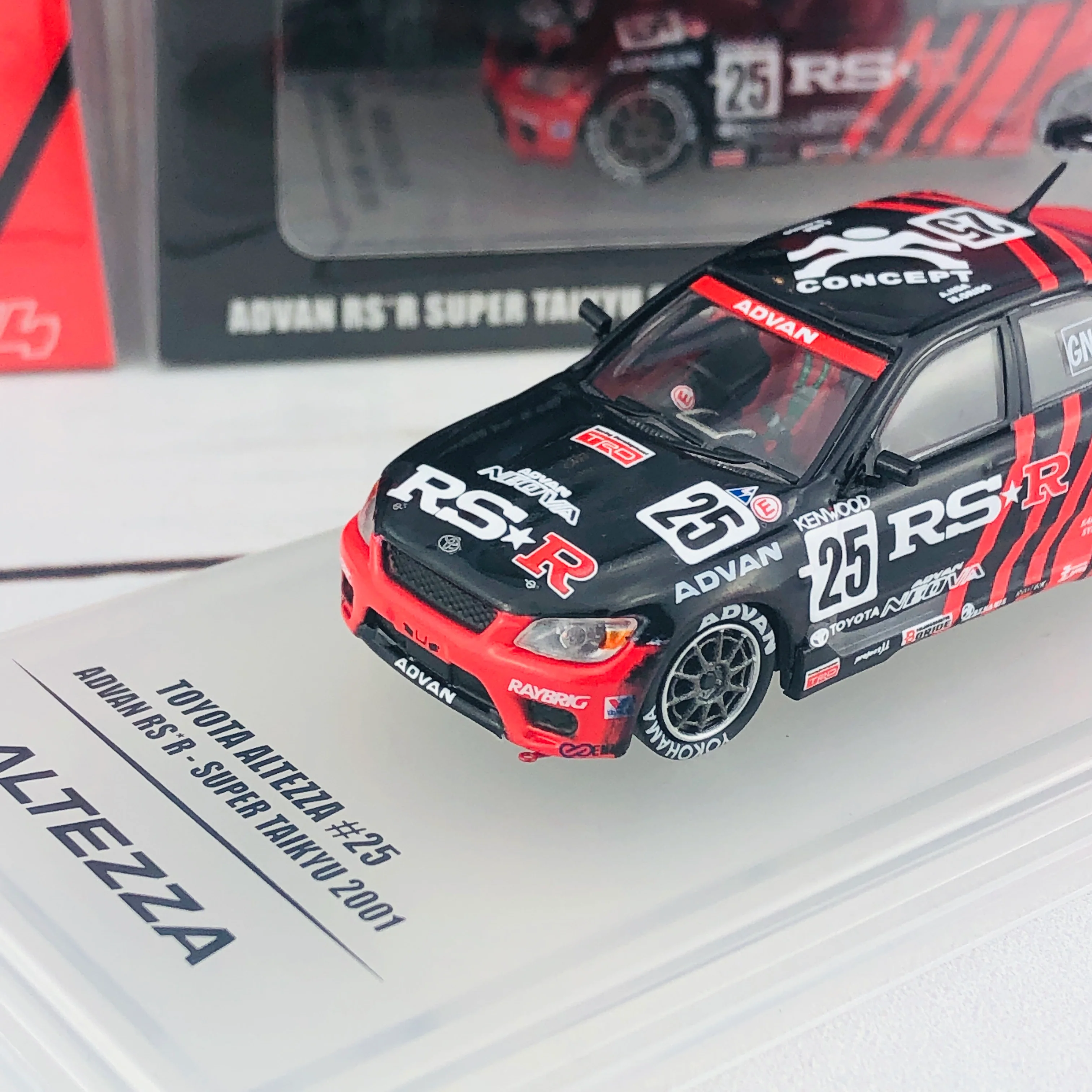 INNO64 1/64 TOYOTA ALTEZZA #25 Advan RS'R - Super Taikyu 2001 IN64-RS200-RSRJP - Image 4