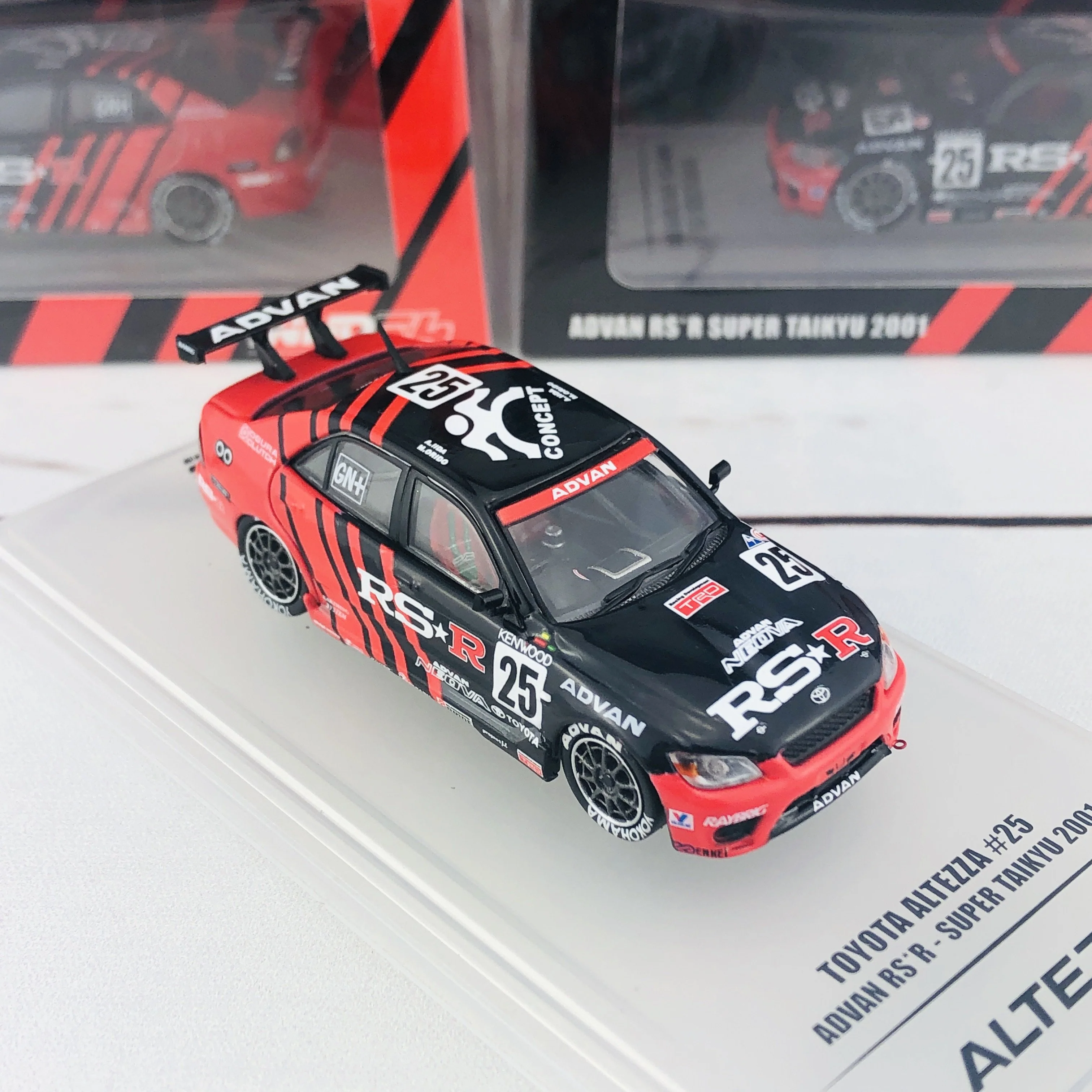 INNO64 1/64 TOYOTA ALTEZZA #25 Advan RS'R - Super Taikyu 2001 IN64-RS200-RSRJP - Image 6