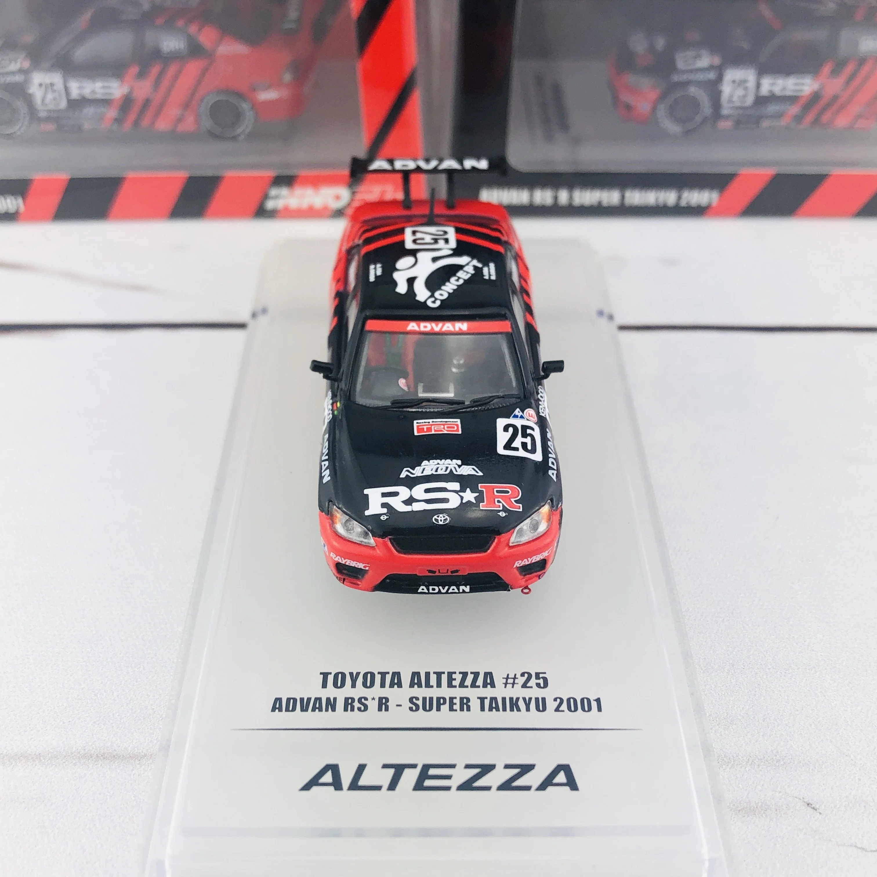 INNO64 1/64 TOYOTA ALTEZZA #25 Advan RS'R - Super Taikyu 2001 IN64-RS200-RSRJP - Image 7