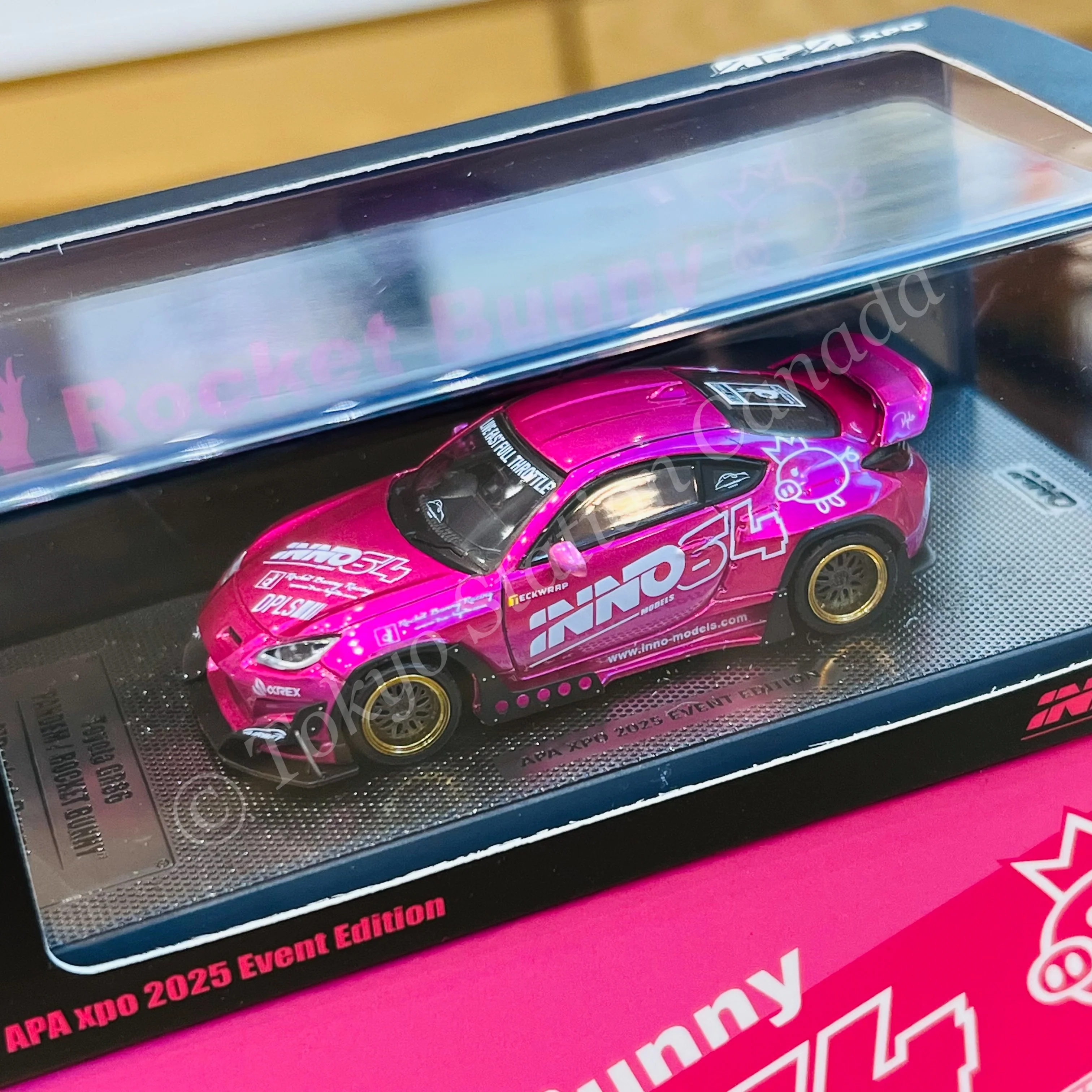 INNO64 1/64 TOYOTA GR86 "PANDEM ROCKET BUNNY" APA xpo 2025 Event Edition IN64-GR86P-APA25 - Image 2