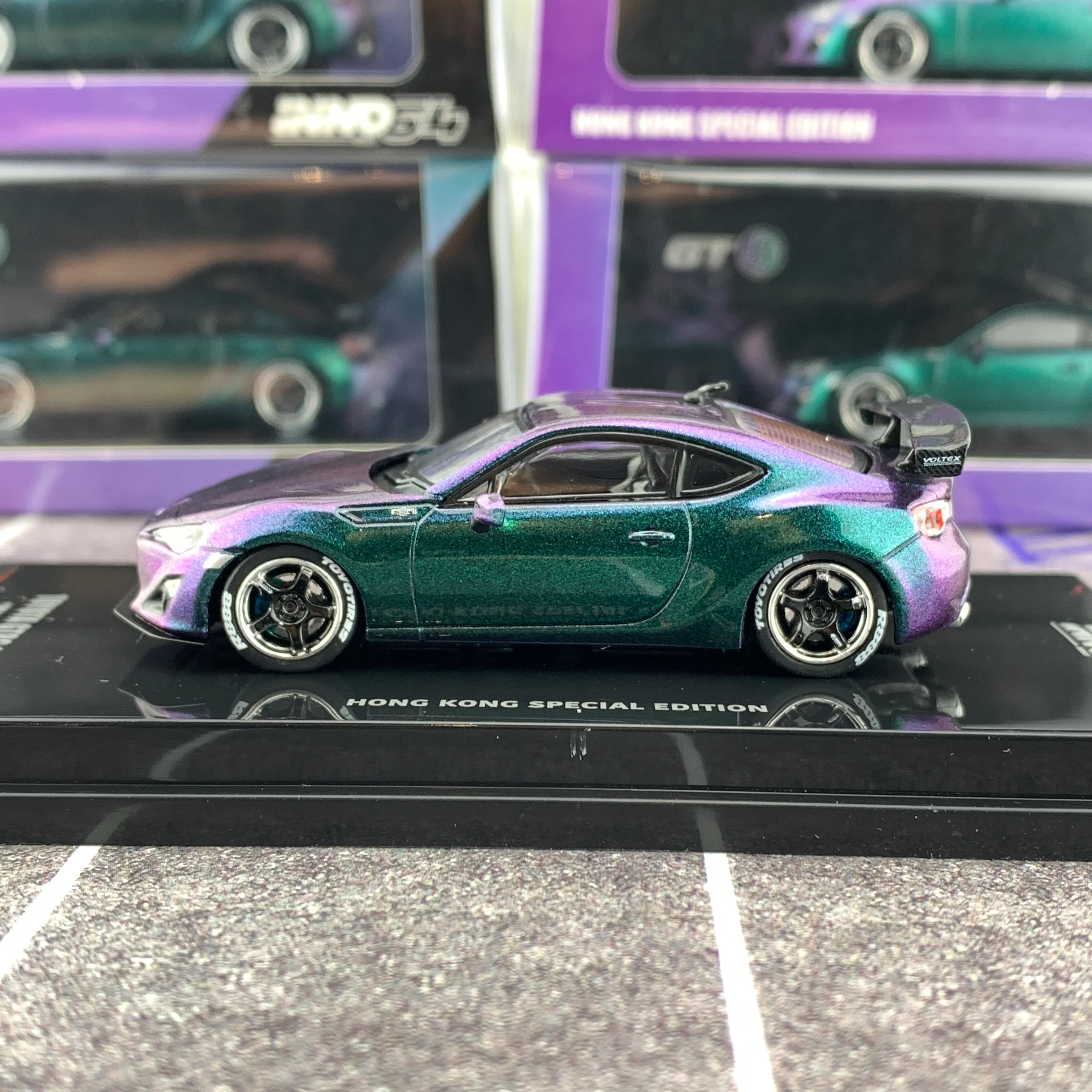 INNO64 1/64 Toyota GT86 2014 Magic Purple Hong Kong Special Edition IN64-GT86-MPHS - Image 2