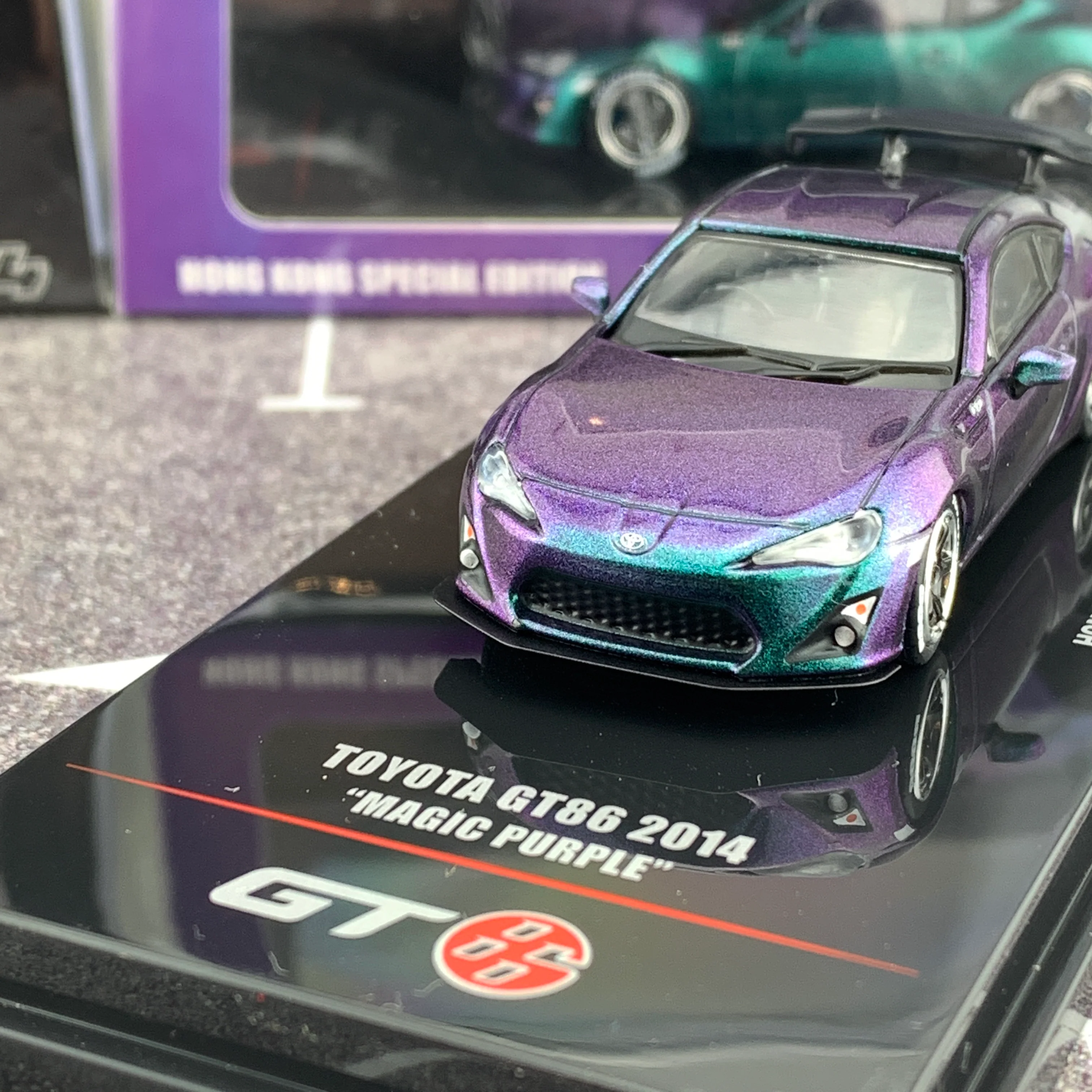 INNO64 1/64 Toyota GT86 2014 Magic Purple Hong Kong Special Edition IN64-GT86-MPHS - Image 3