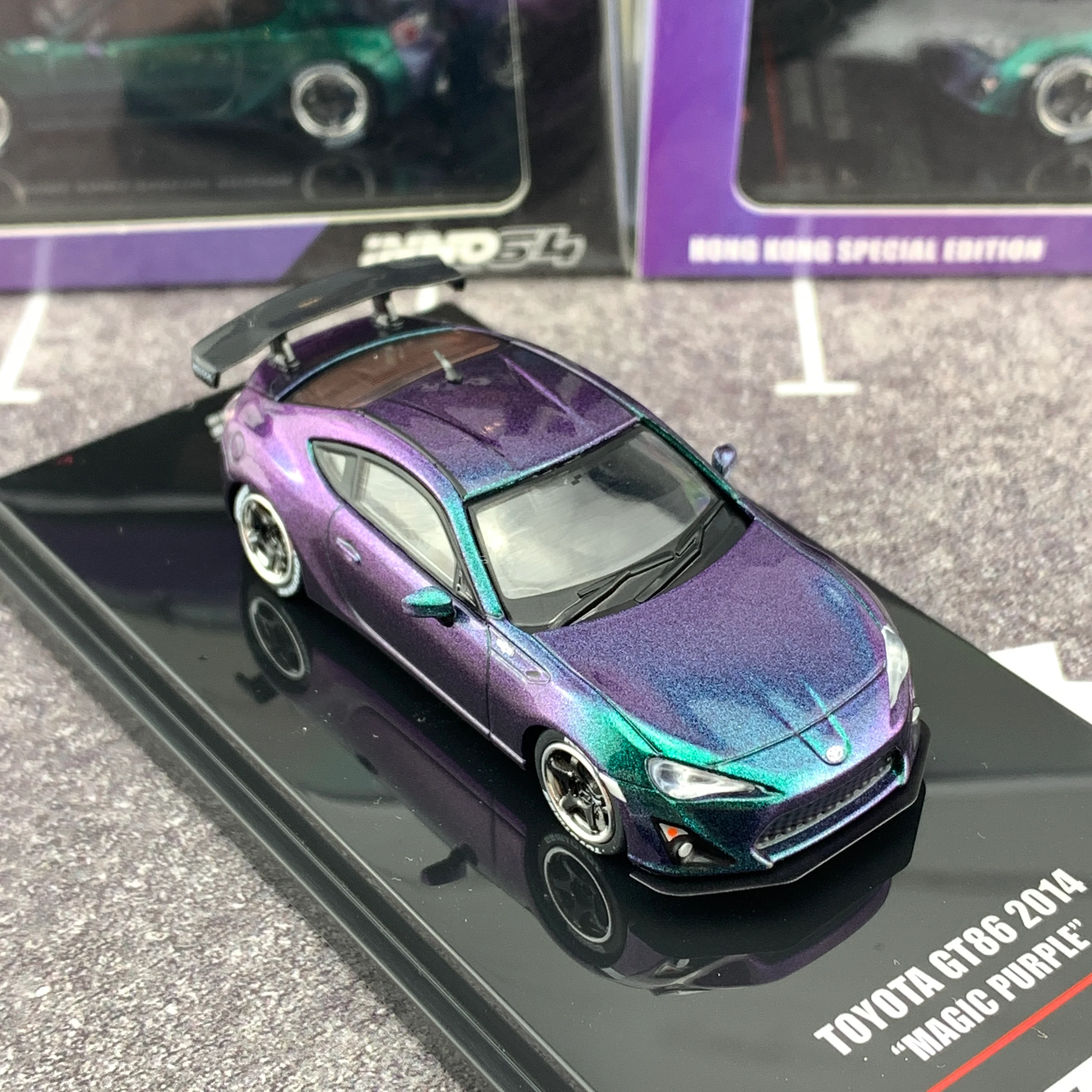 INNO64 1/64 Toyota GT86 2014 Magic Purple Hong Kong Special Edition IN64-GT86-MPHS - Image 5